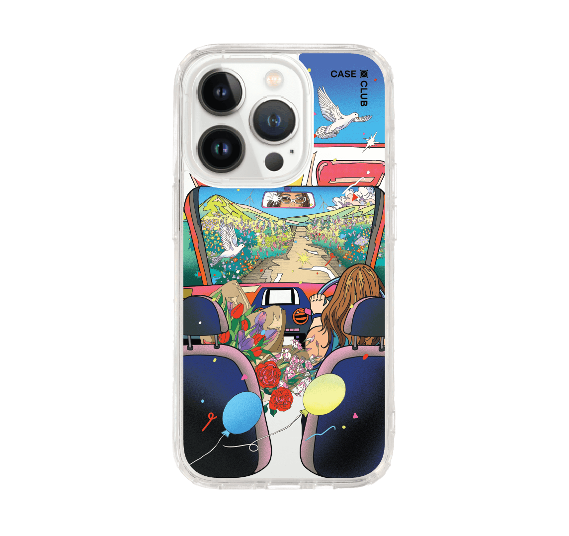 เคสใส iPhone 14 Pro ลายเซ็นรถโดย Bomfha