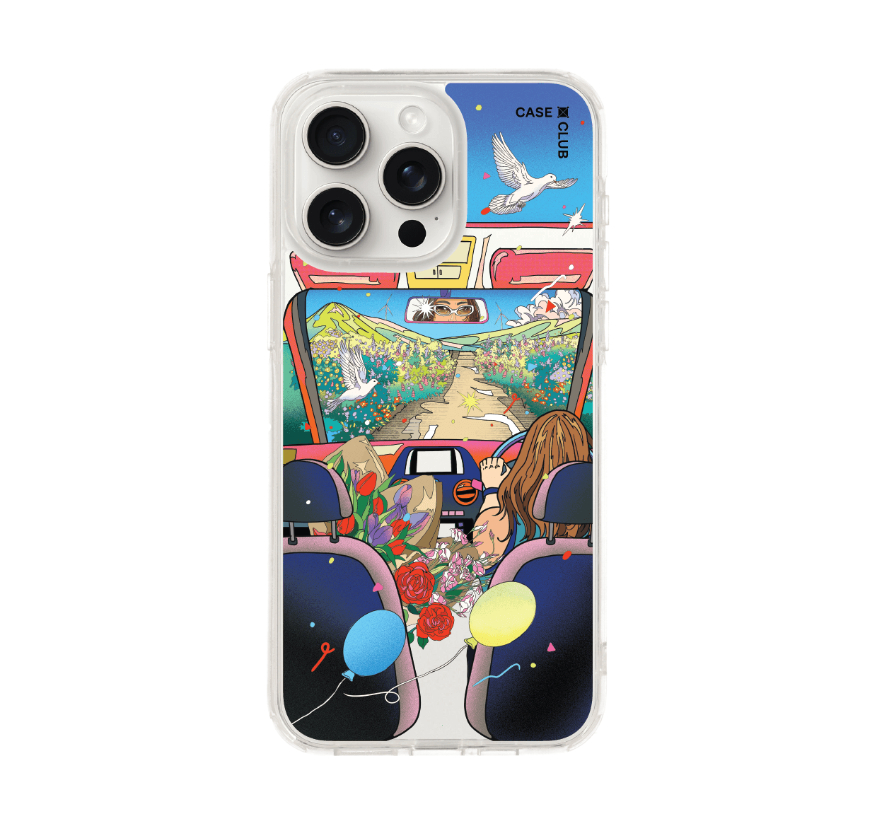 เคสใส iPhone 15 Pro Max ลายเซ็นรถโดย Bomfha