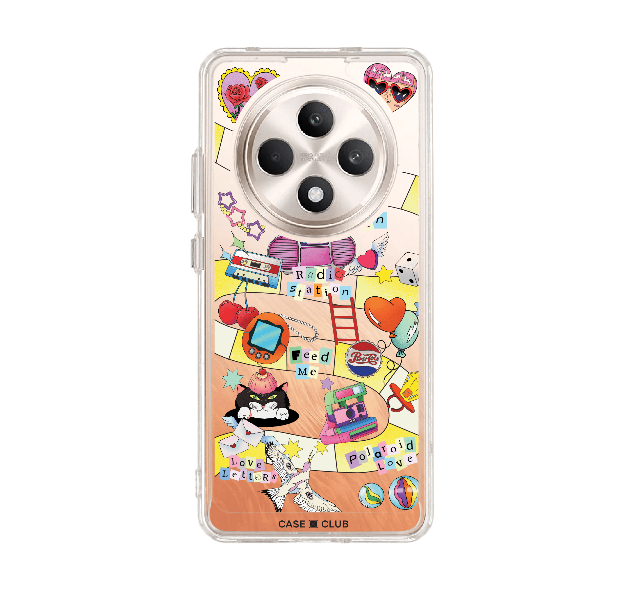 เคสใส oppo reno 12f bomfha งูบันได