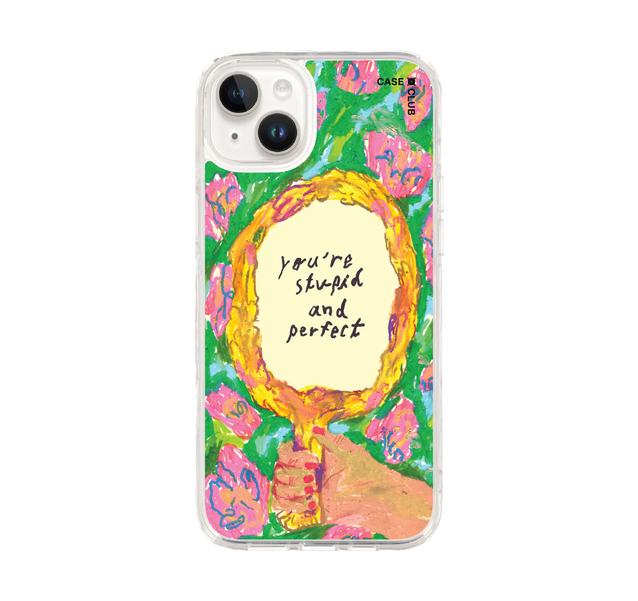 เคสใส iPhone 14 Plus Juli Baker คำคมกระจก