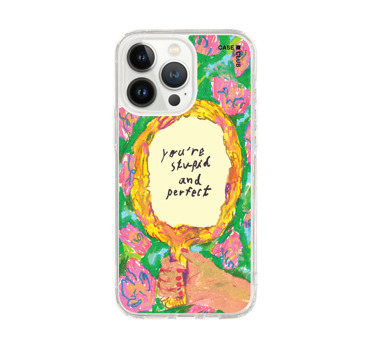 เคสใส iPhone 14 Pro Max Juli Baker คำคมกระจก