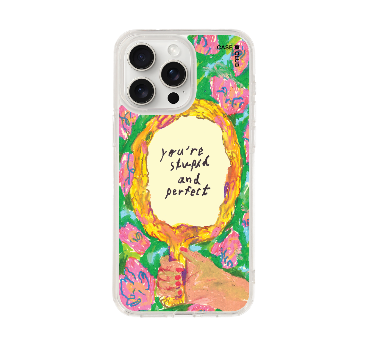 เคสใส iPhone 15 Pro Max Juli Baker คำคมกระจก