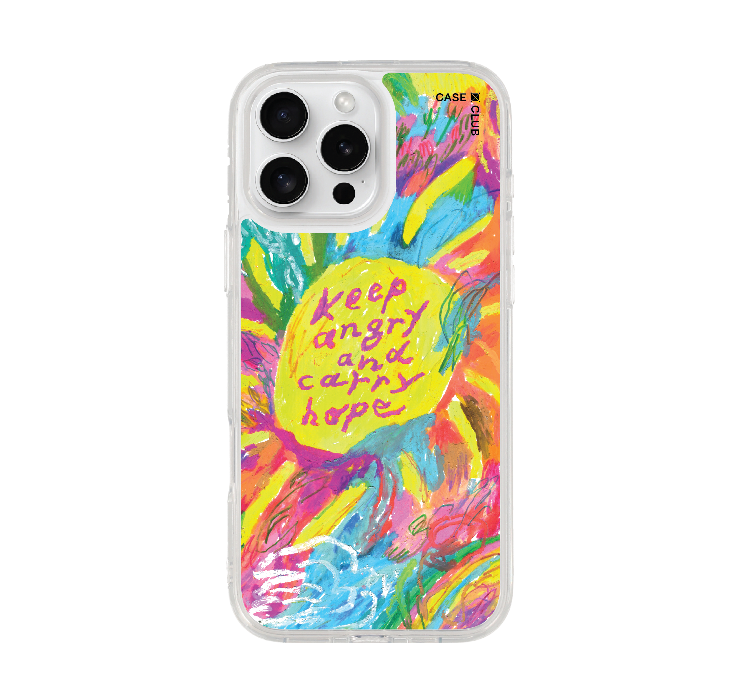 เคสใส iphone 16 pro max magsafe ลายเซ็นพระอาทิตย์โดย juli baker