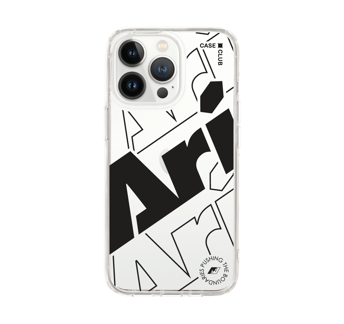 เคสใส iPhone 13 Pro ARI โลโก้มาเนียดำ