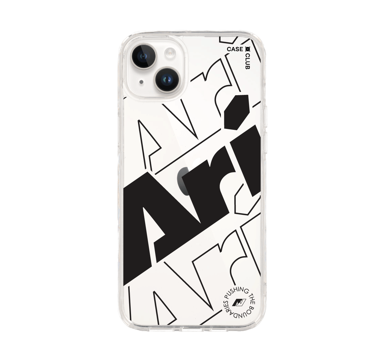 เคสใส iPhone 14 Plus ARI โลโก้มาเนียดำ