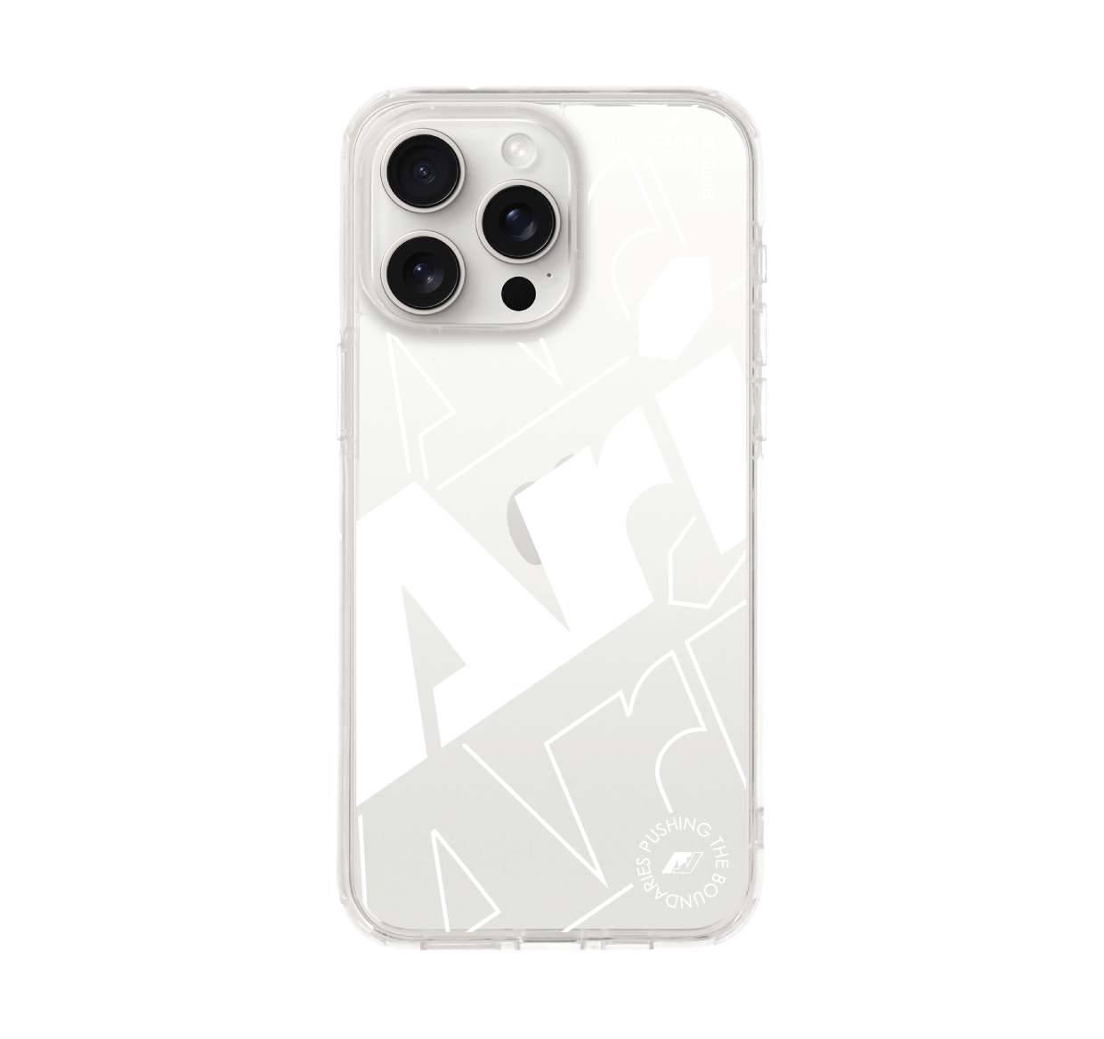 เคสใส iPhone 15 Pro Max ARI โลโกขาว