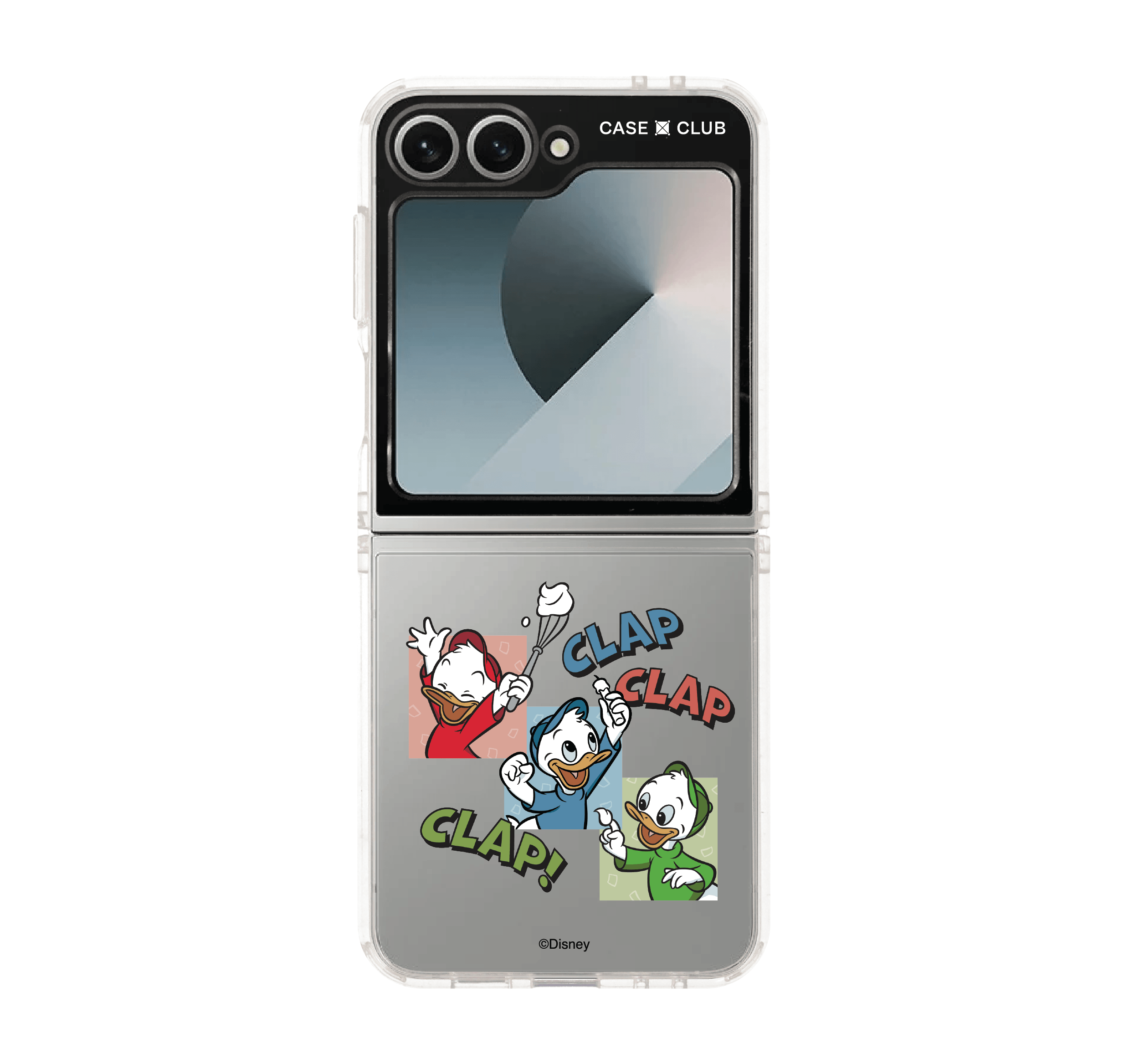 เคสใส samsung galaxy z flip 6 donald duck ปรบมือ