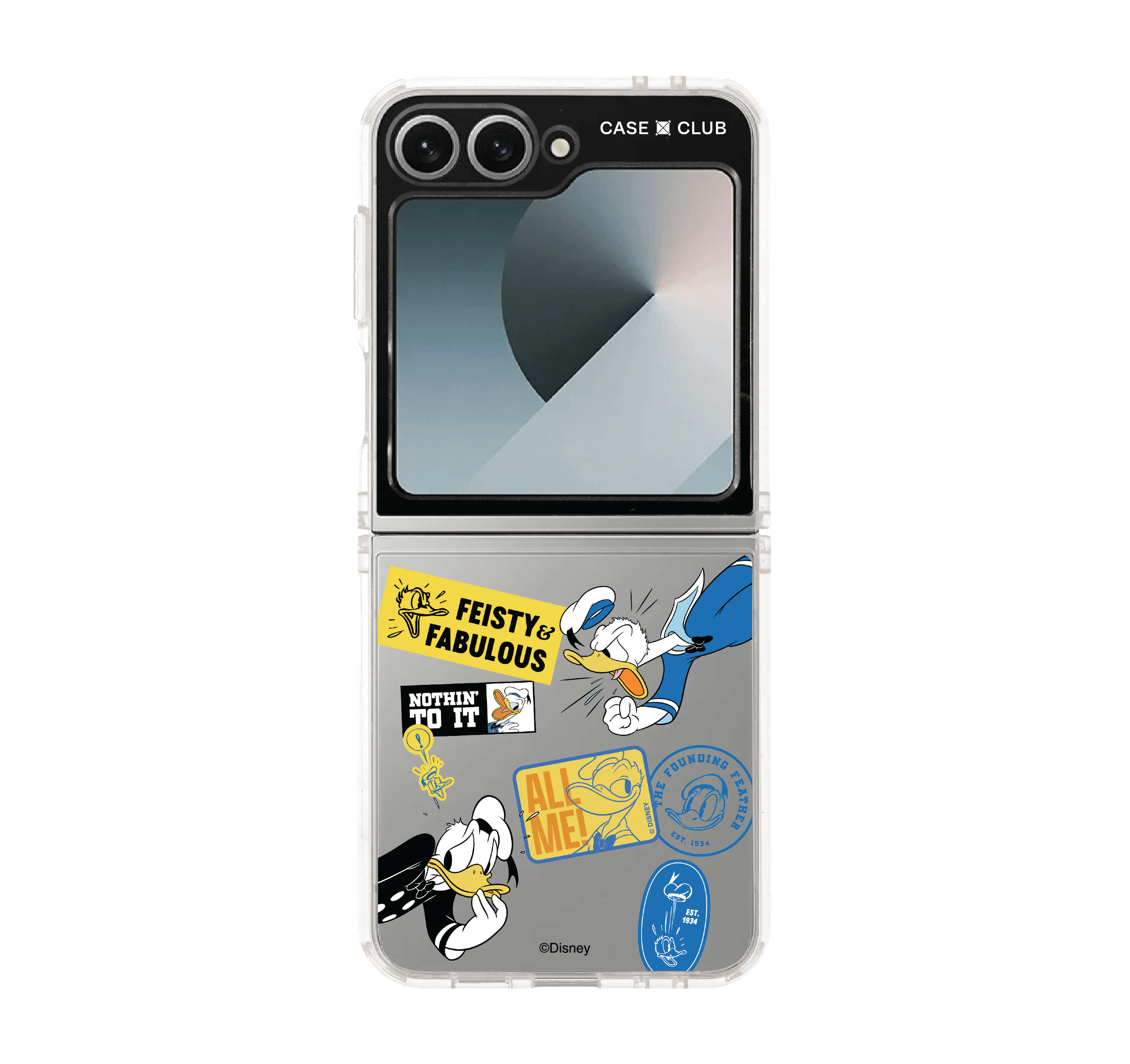 เคสใส samsung galaxy z flip 6 donald duck สุดเริด