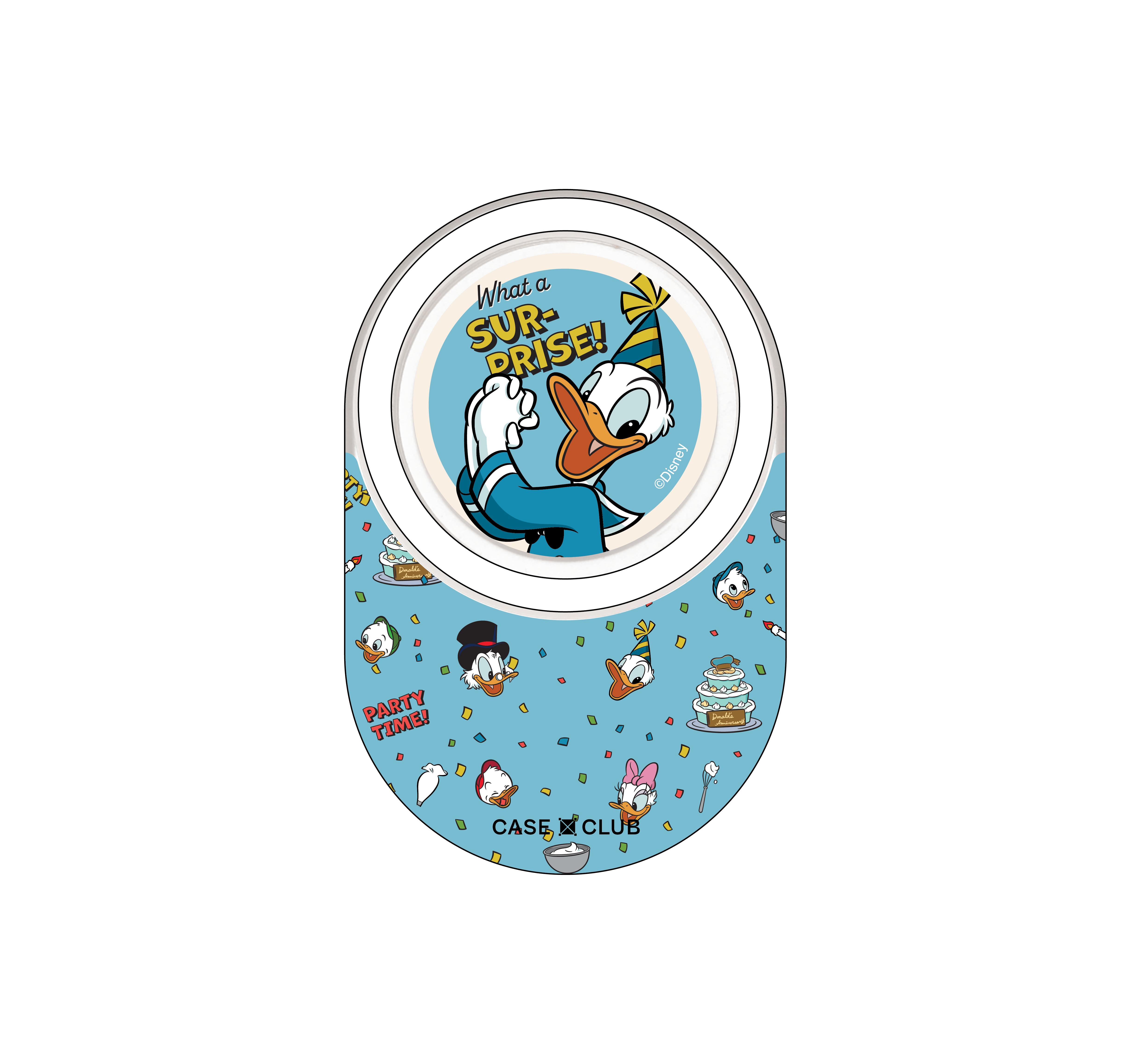 donald duck party blue