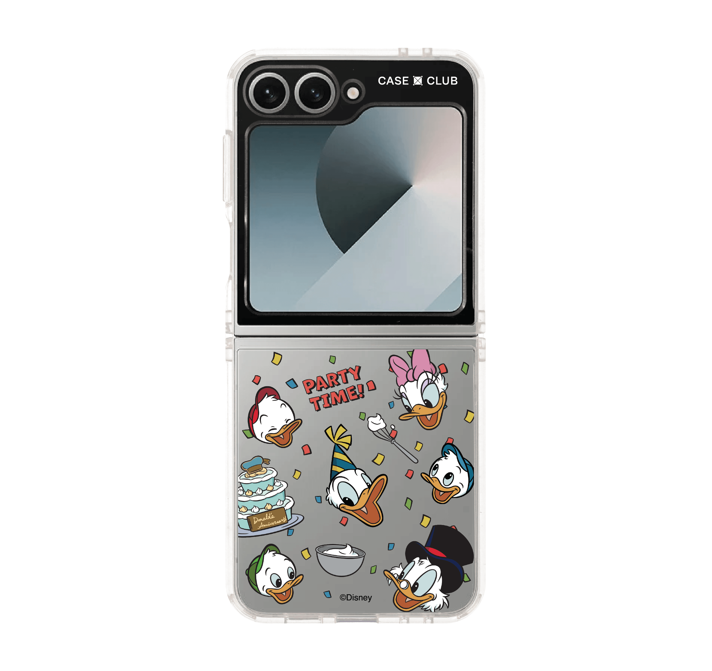 เคสใส samsung galaxy z flip 6 donald duck ปาร์ตี้