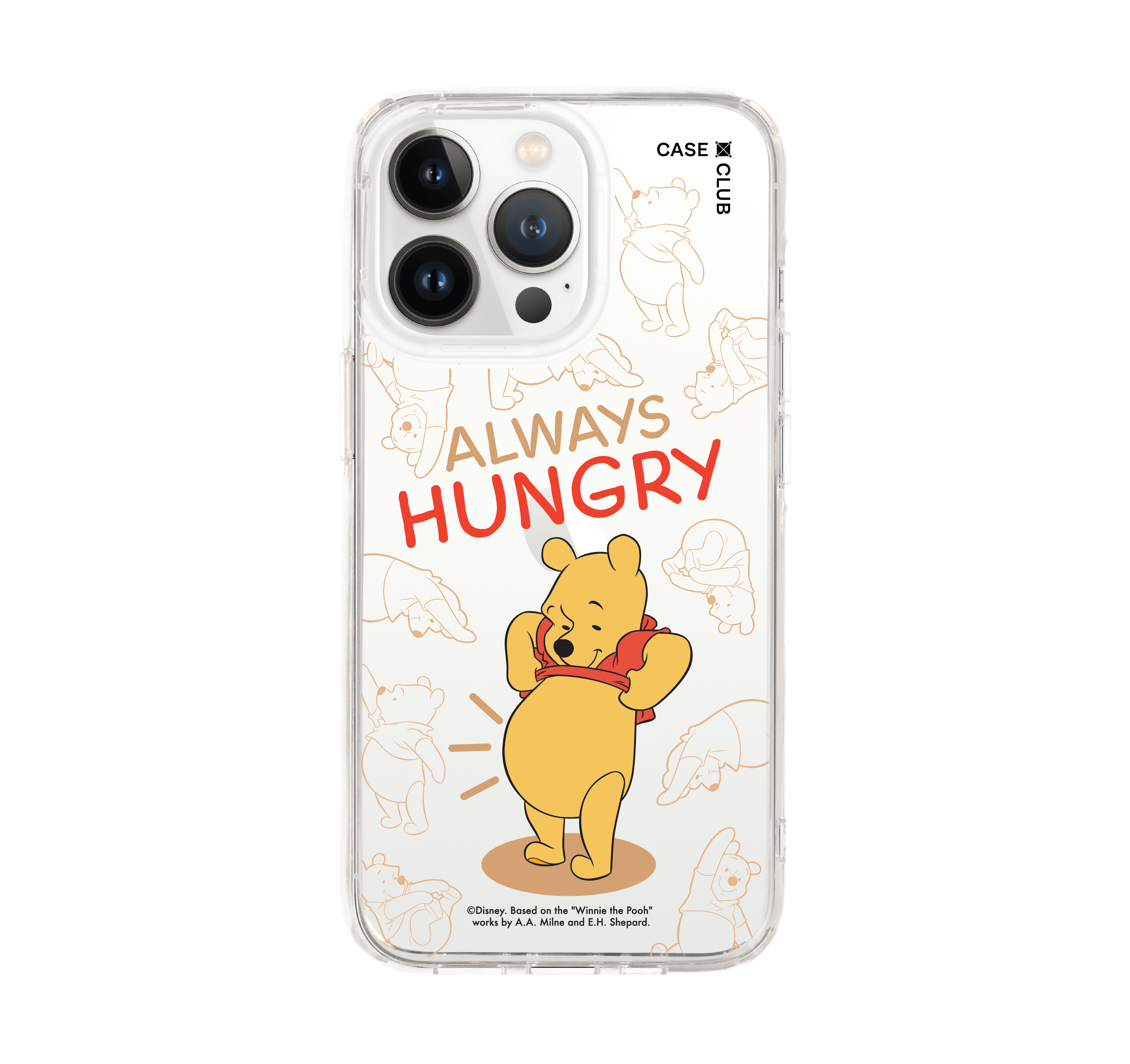 เคสใส iphone 13 pro winnie the pooh หิวจัง