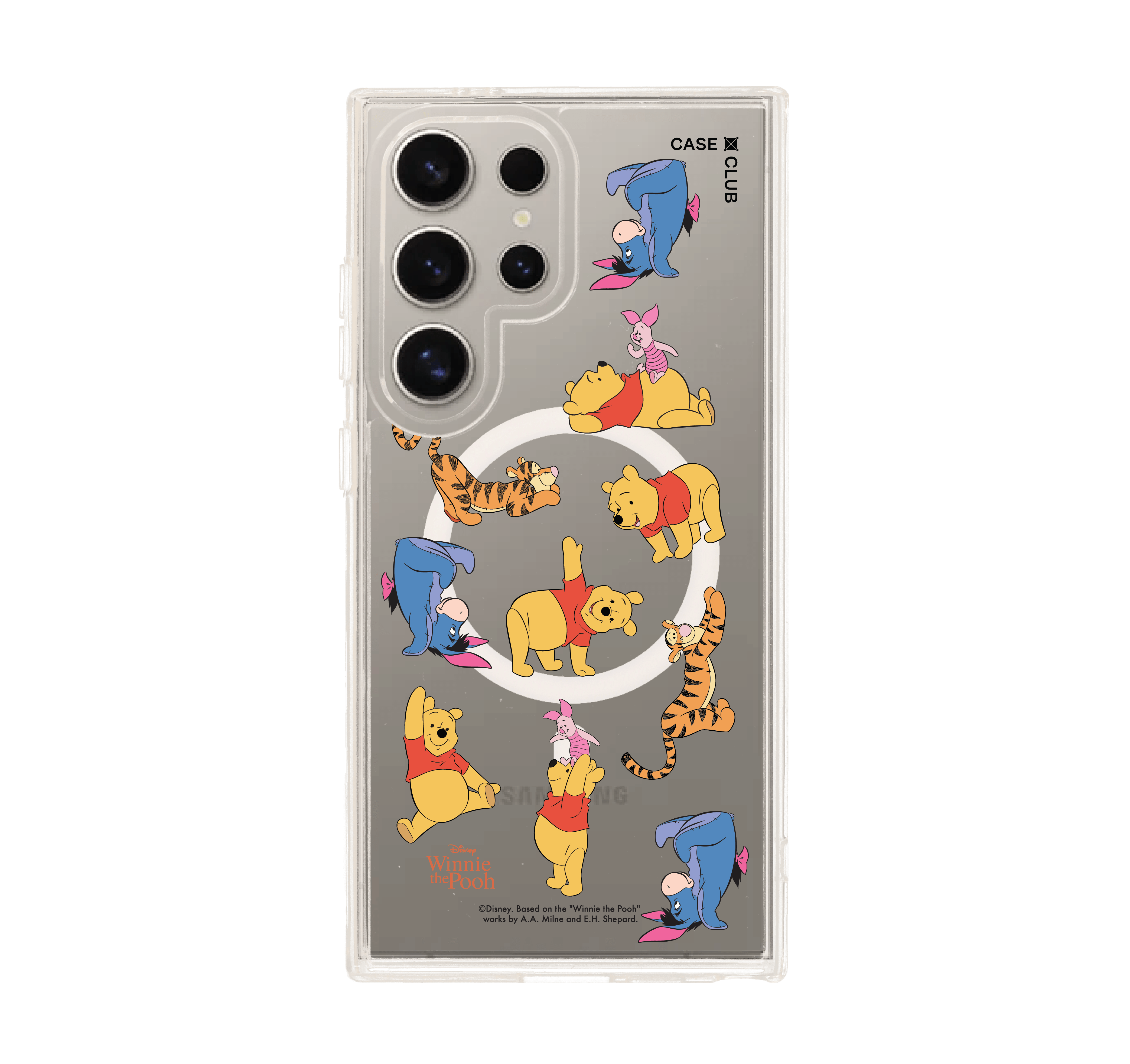 Samsung Galaxy S24 Ultra Clear MagSafe Winnie the Pooh and Friends