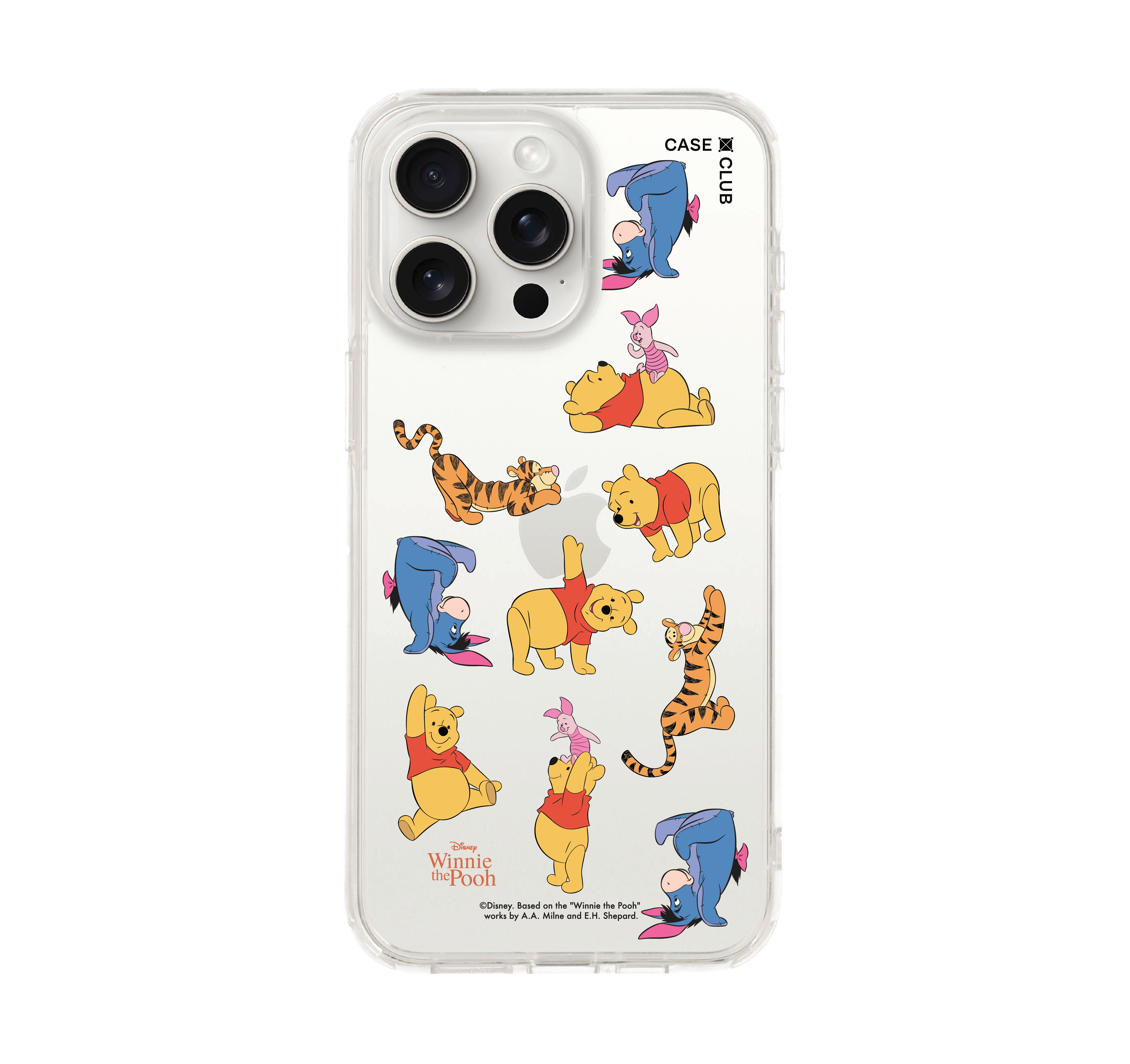 เคสใส iPhone 15 Pro Max Winnie the Pooh และผองเพื่อน