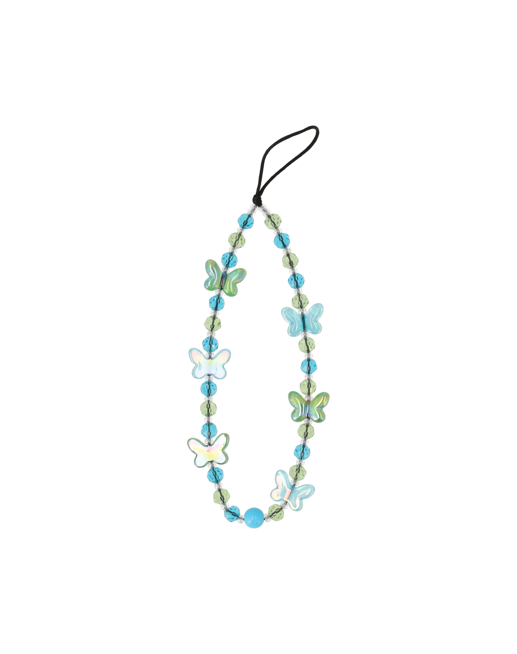 charm green butterfly