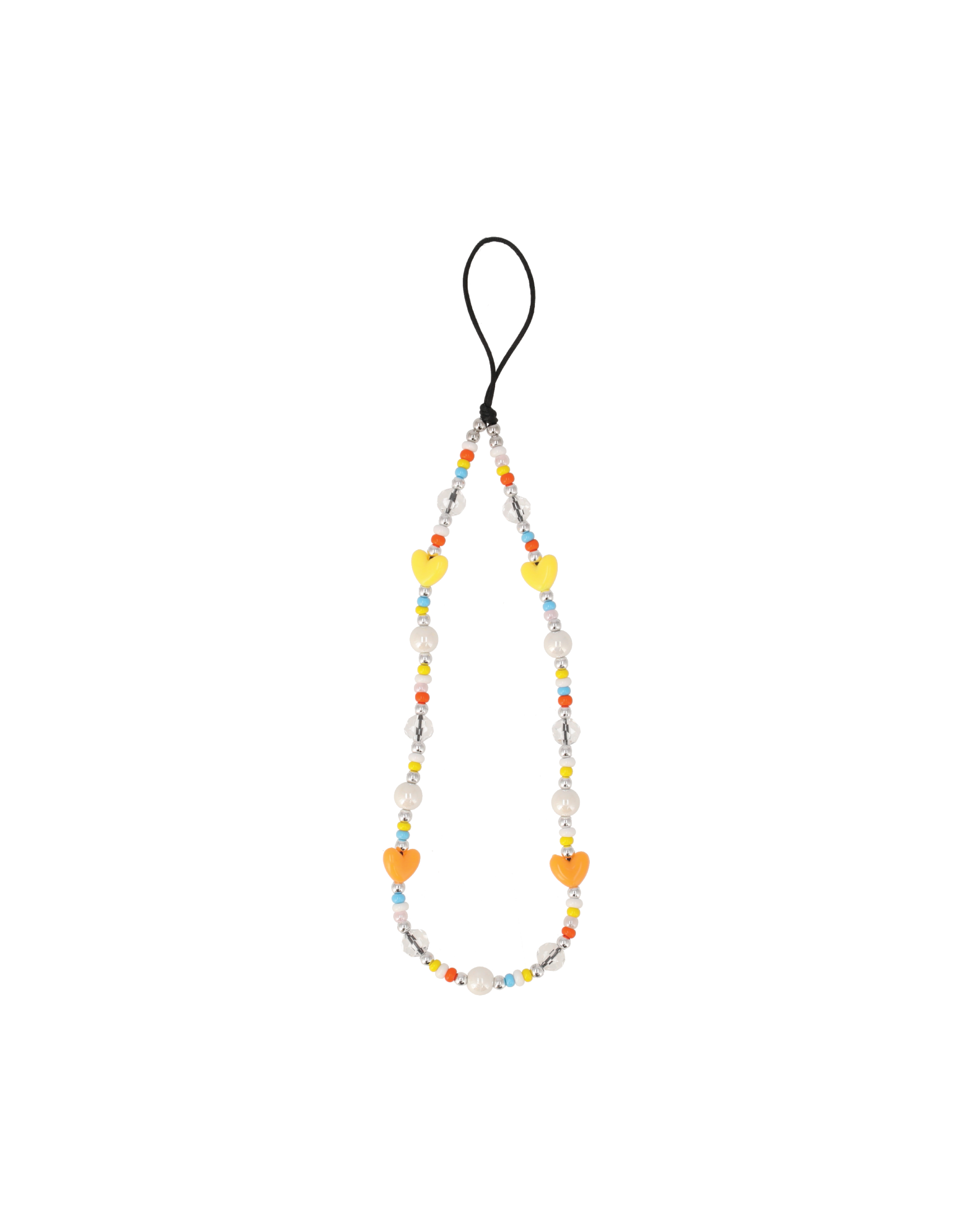 charm yellow heart pearl