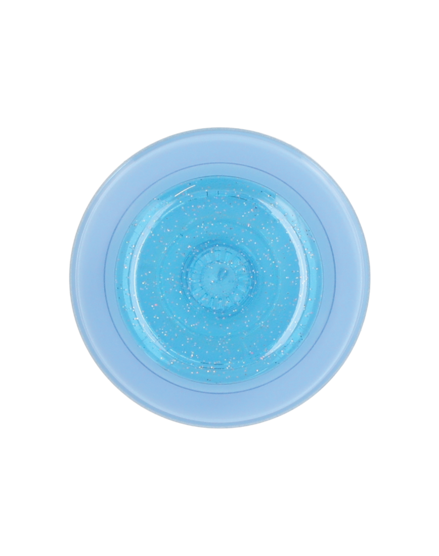 blue crystal glitter popgrip