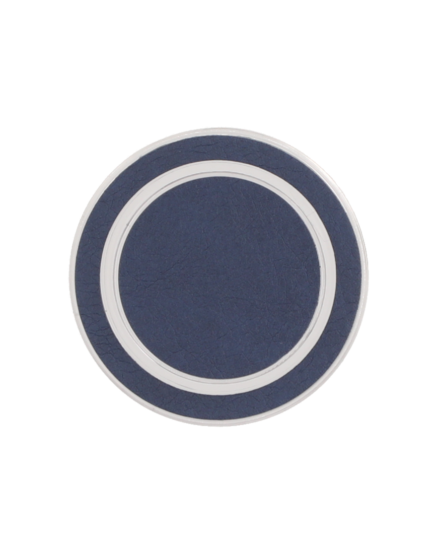 navy leather popgrip