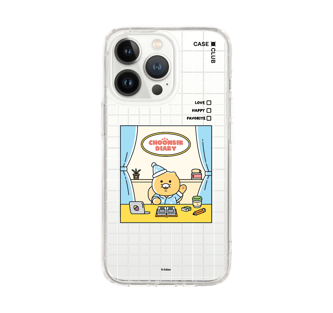 เคสใส iphone 13 pro kakao diary ชุดนอน