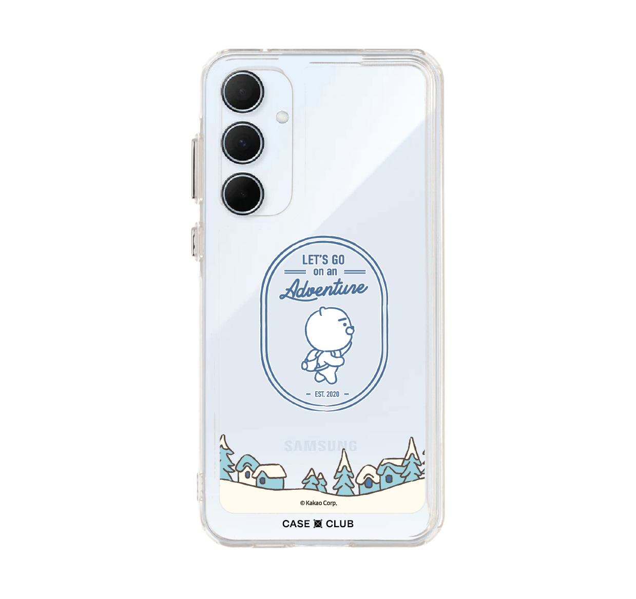 samsung galaxy a55 clear case kakao ryan adventure
