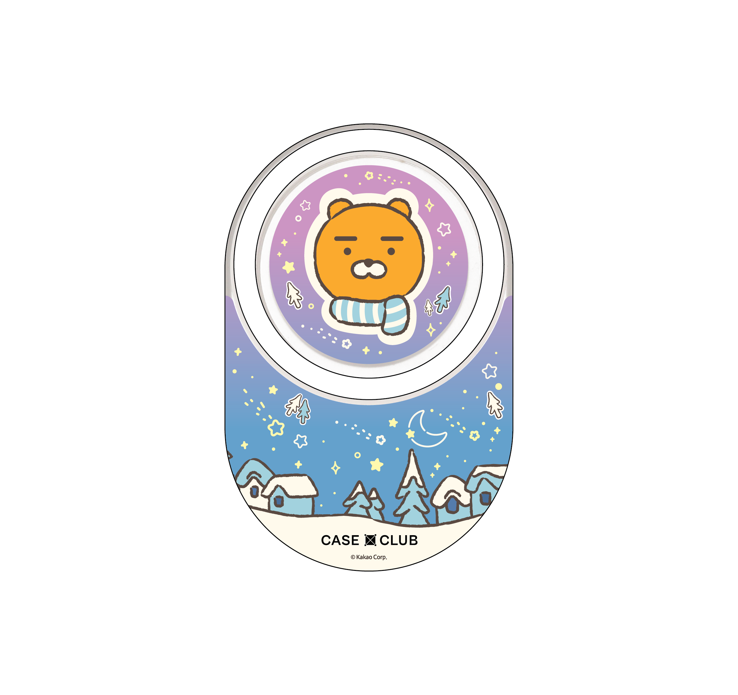Clear PopGrip Kakao Ryan Winter Star