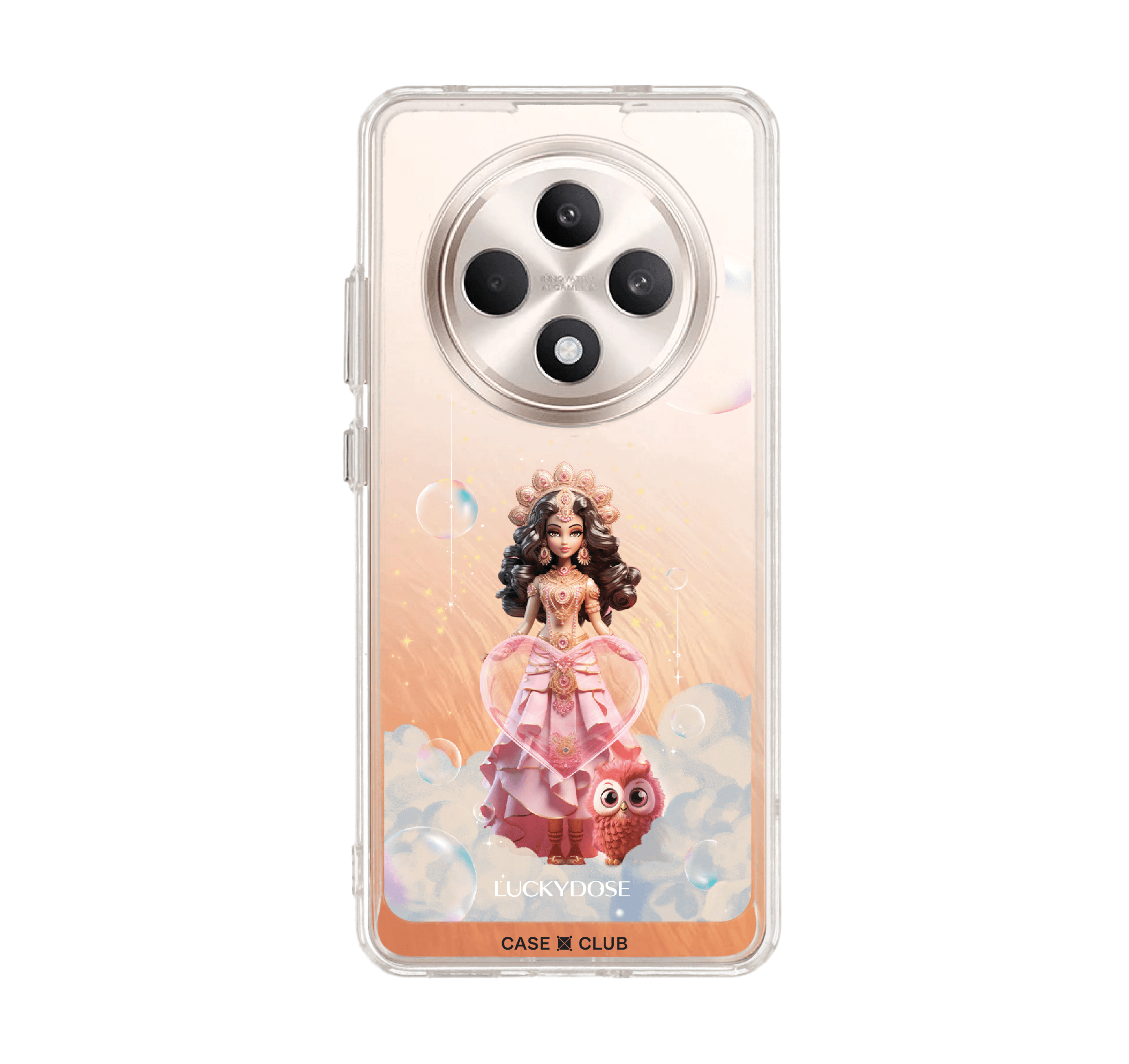 Oppo Reno 12F Clear Case LuckyDose Lakshmi