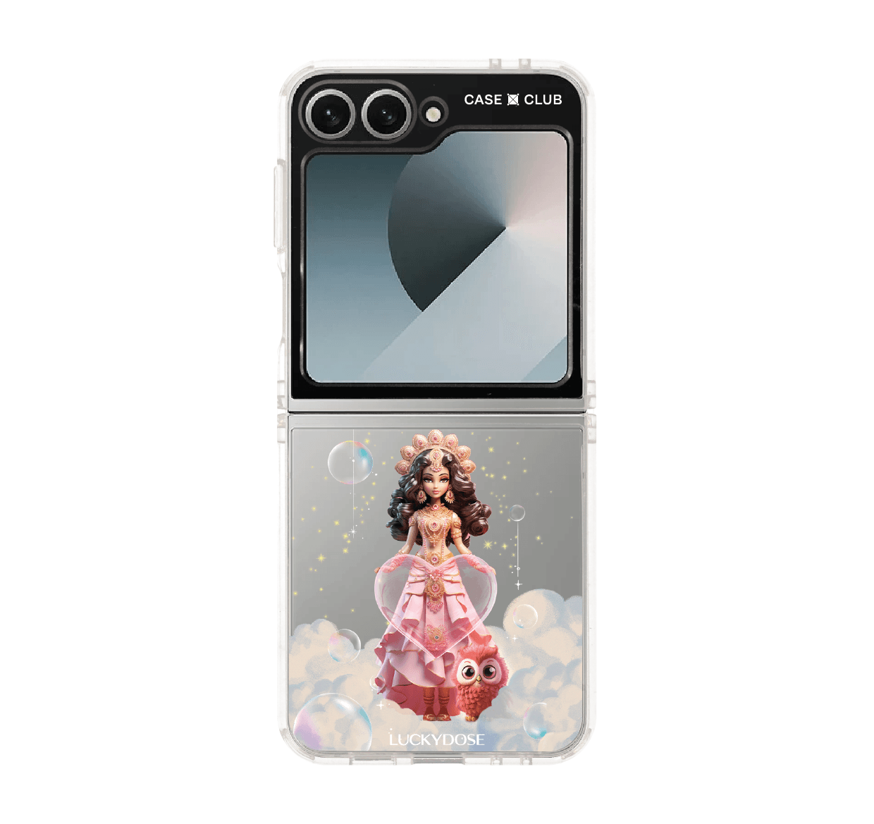 Samsung Galaxy Z Flip 6 Clear Case LuckyDose Lakshmi