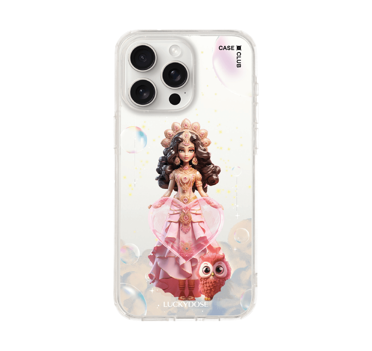 iPhone 15 Pro Max Clear Case LuckyDose Lakshmi