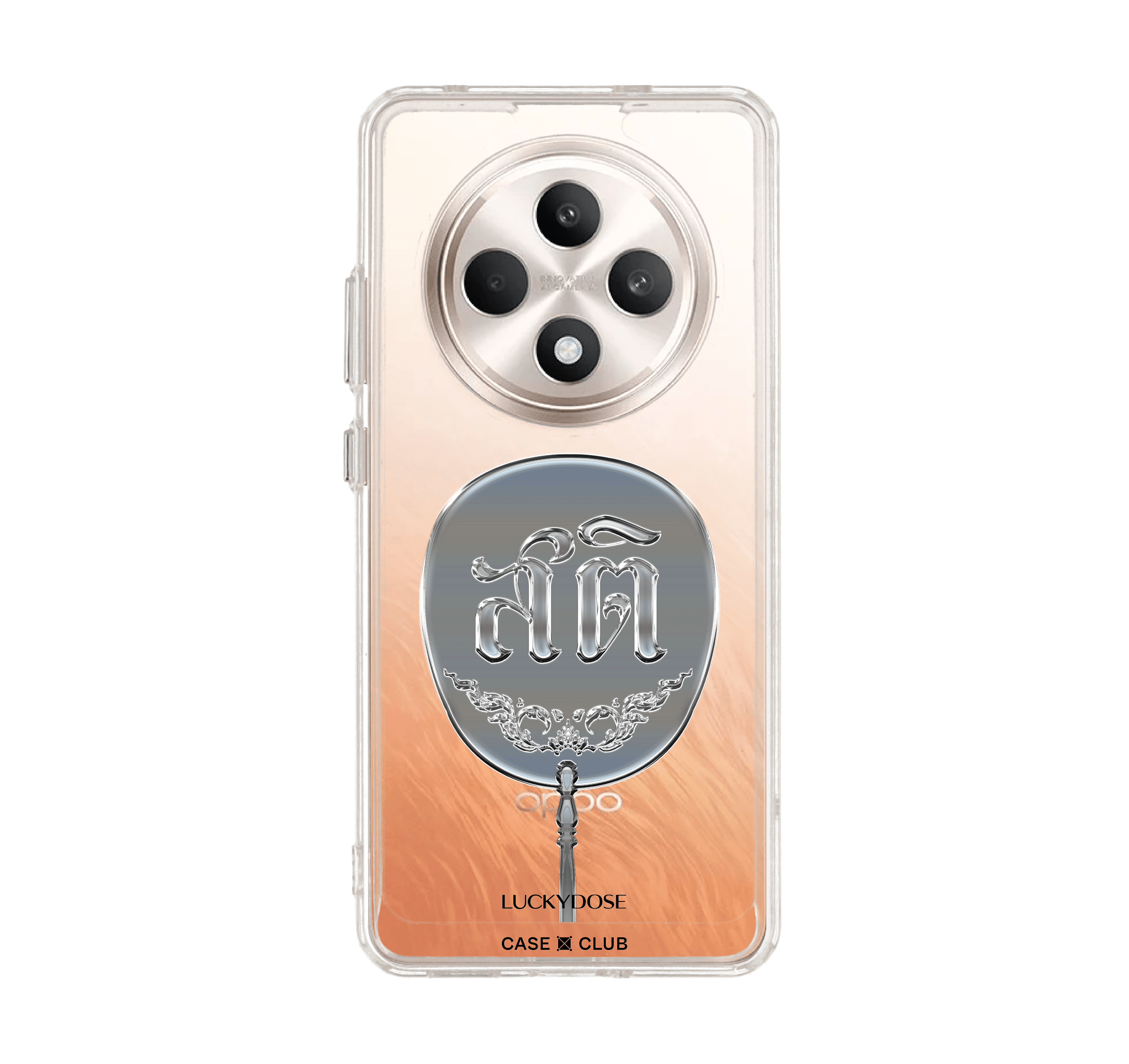 Oppo Reno 12F Clear Case LuckyDose Sati
