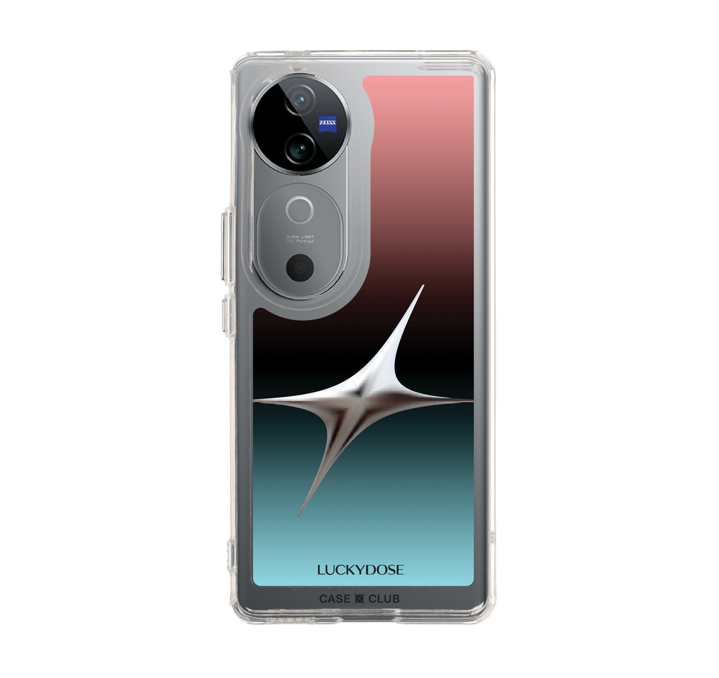 Vivo V40 5G Clear Case LuckyDose Saturday Lucky Color
