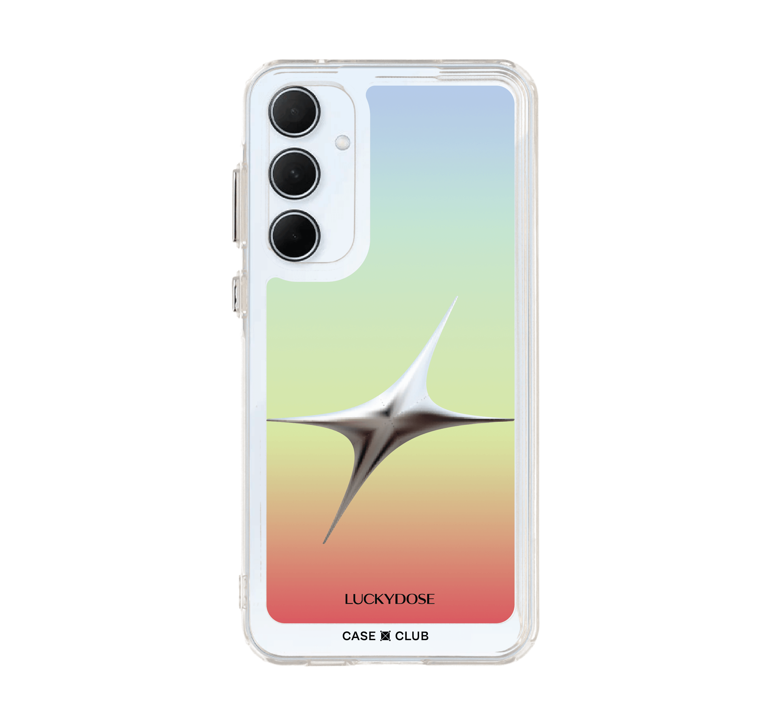 Samsung Galaxy A55 Clear Case LuckyDose Thursday Lucky Color