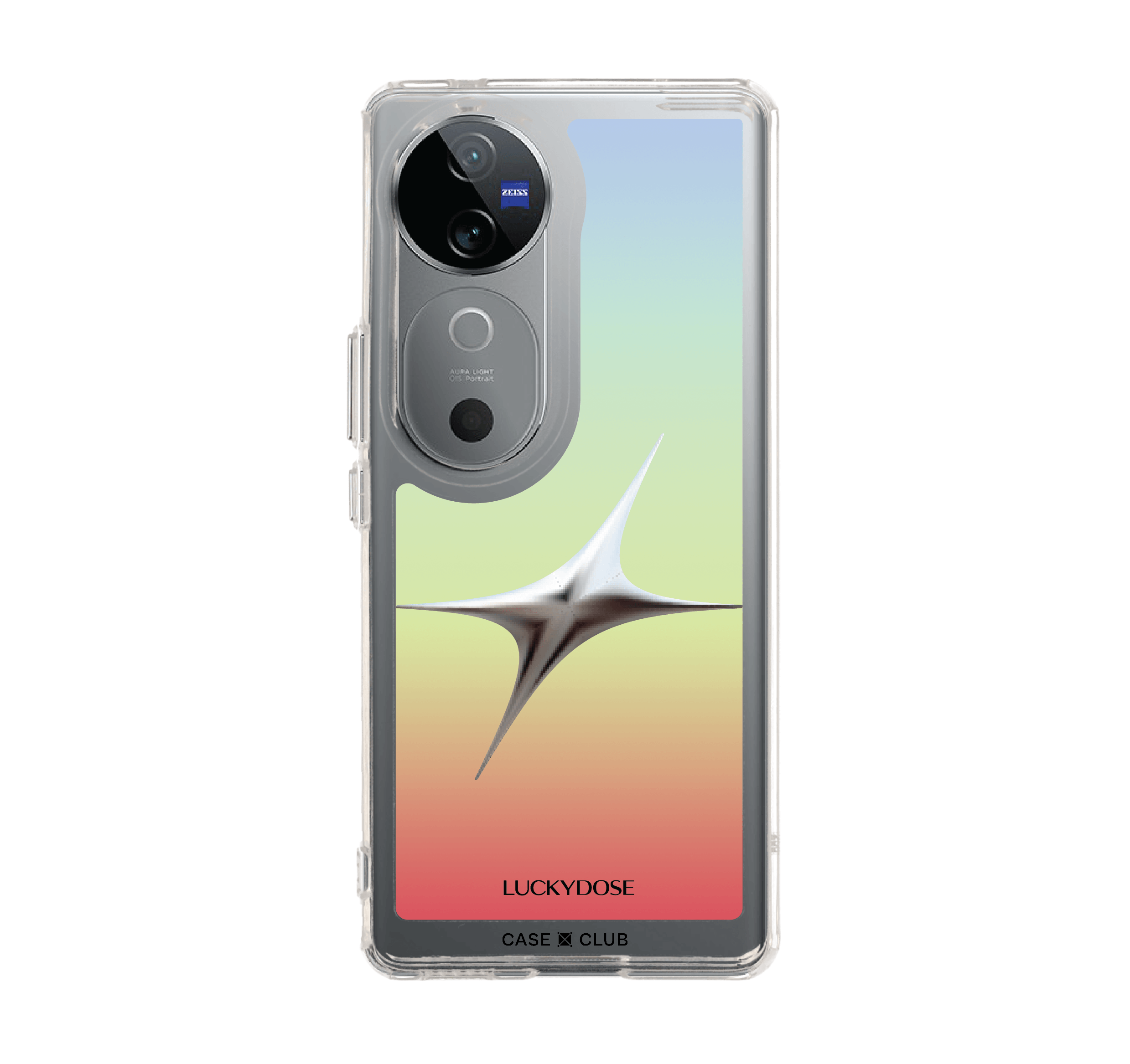 Vivo V40 5G Clear Case LuckyDose Thursday Lucky Color