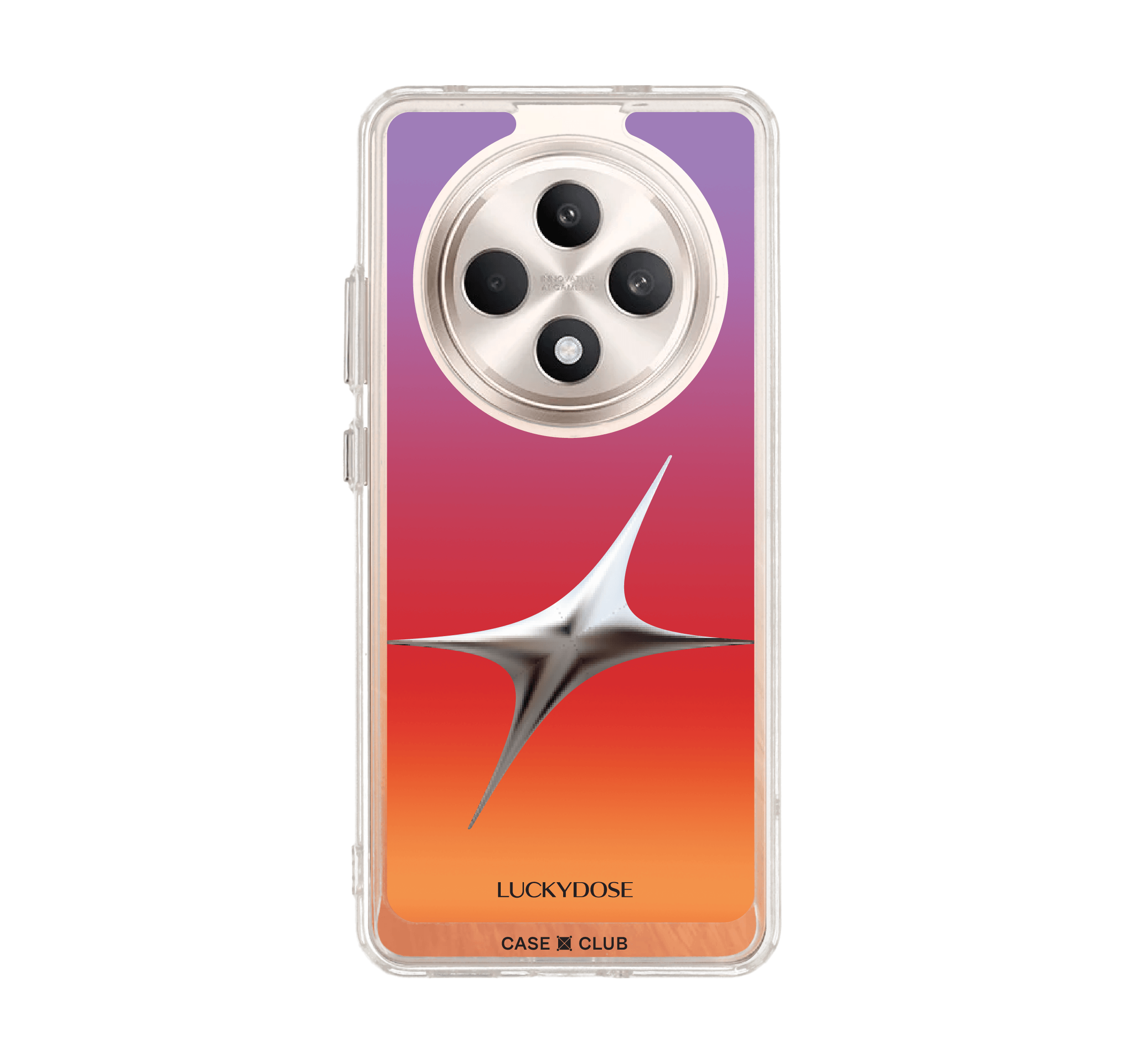 เคสใส oppo reno 12f luckydose สีมงคล วันอังคาร