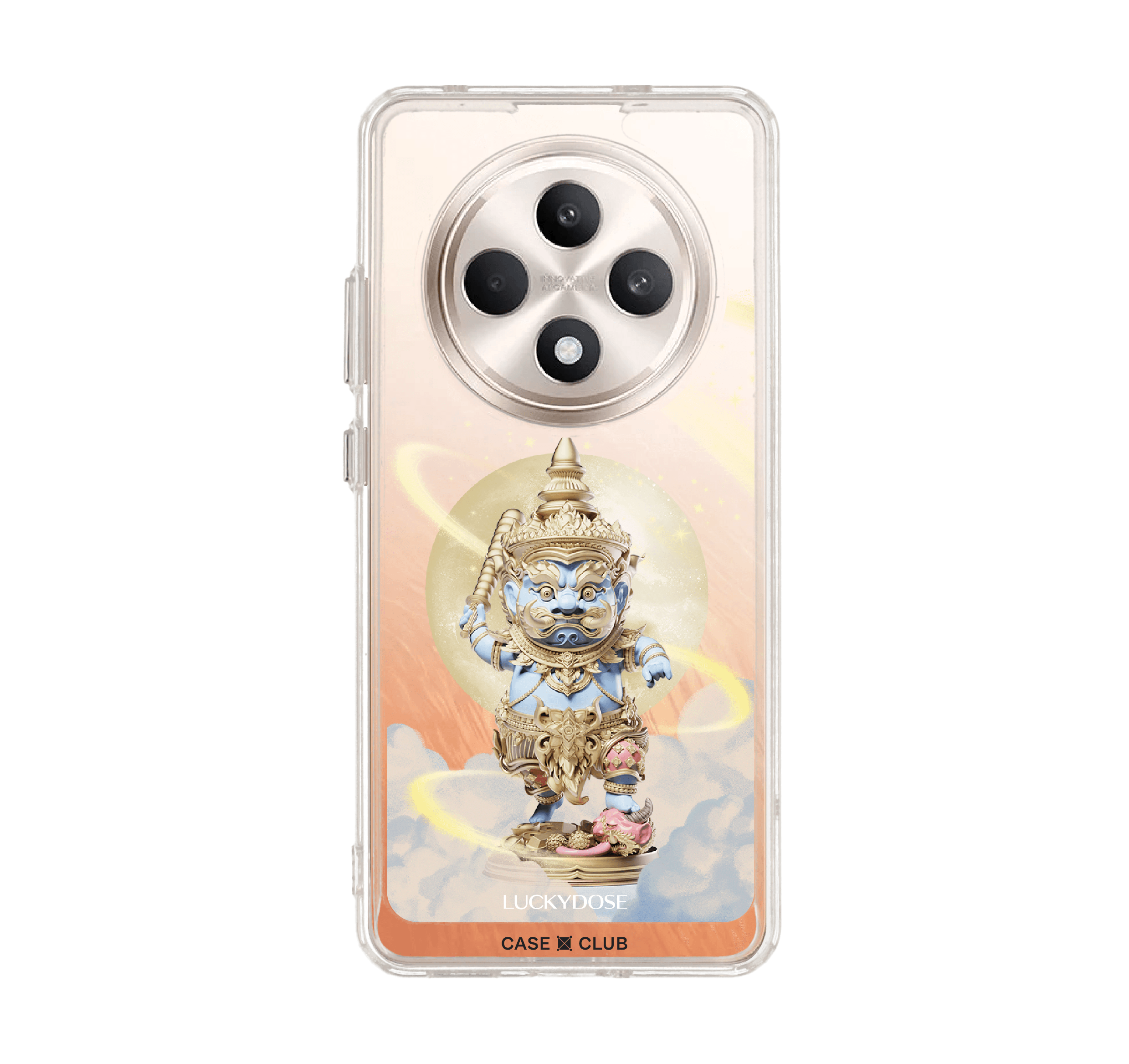 เคสใส Oppo Reno 12F LuckyDose ท้าวเวสสุวรรณ