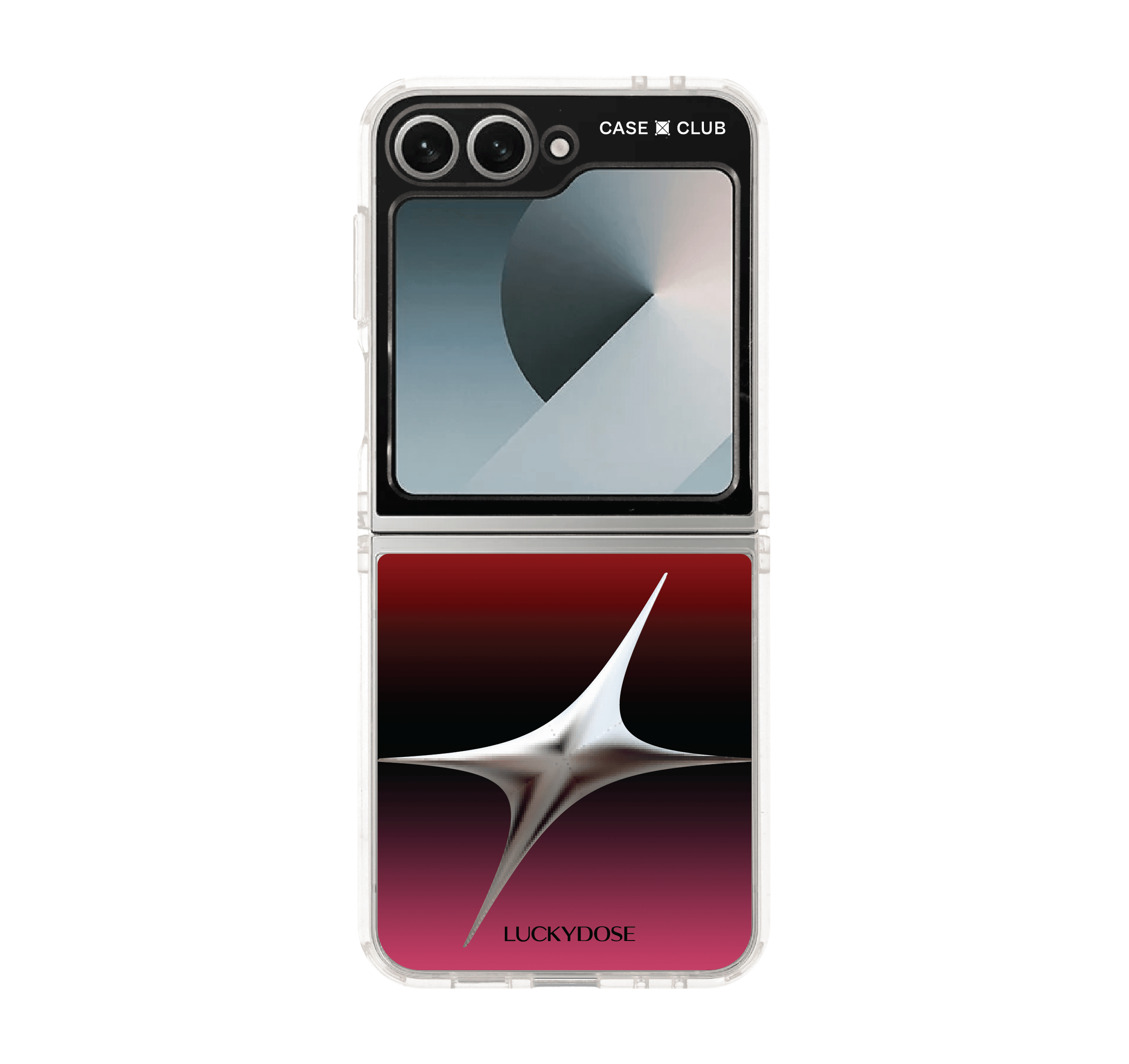 เคสใส samsung galaxy z flip 6 luckydose พุธกลางคืน