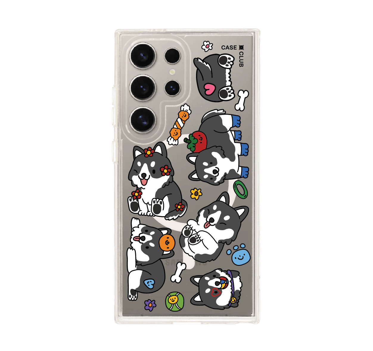 samsung galaxy s24 ultra clear magsafe baby husky