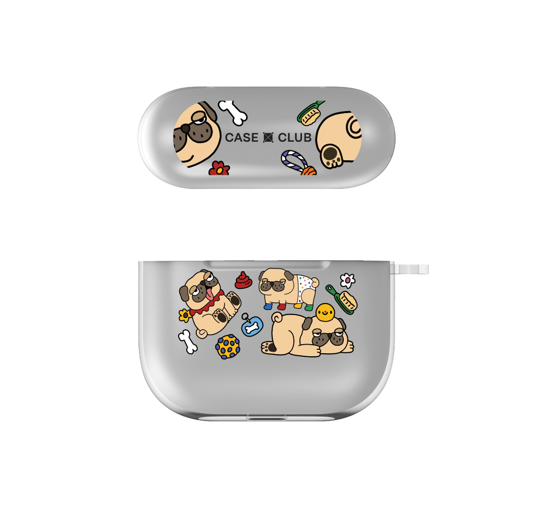 เคสใส AirPods 4 ปั๊กน้อยน่ารัก