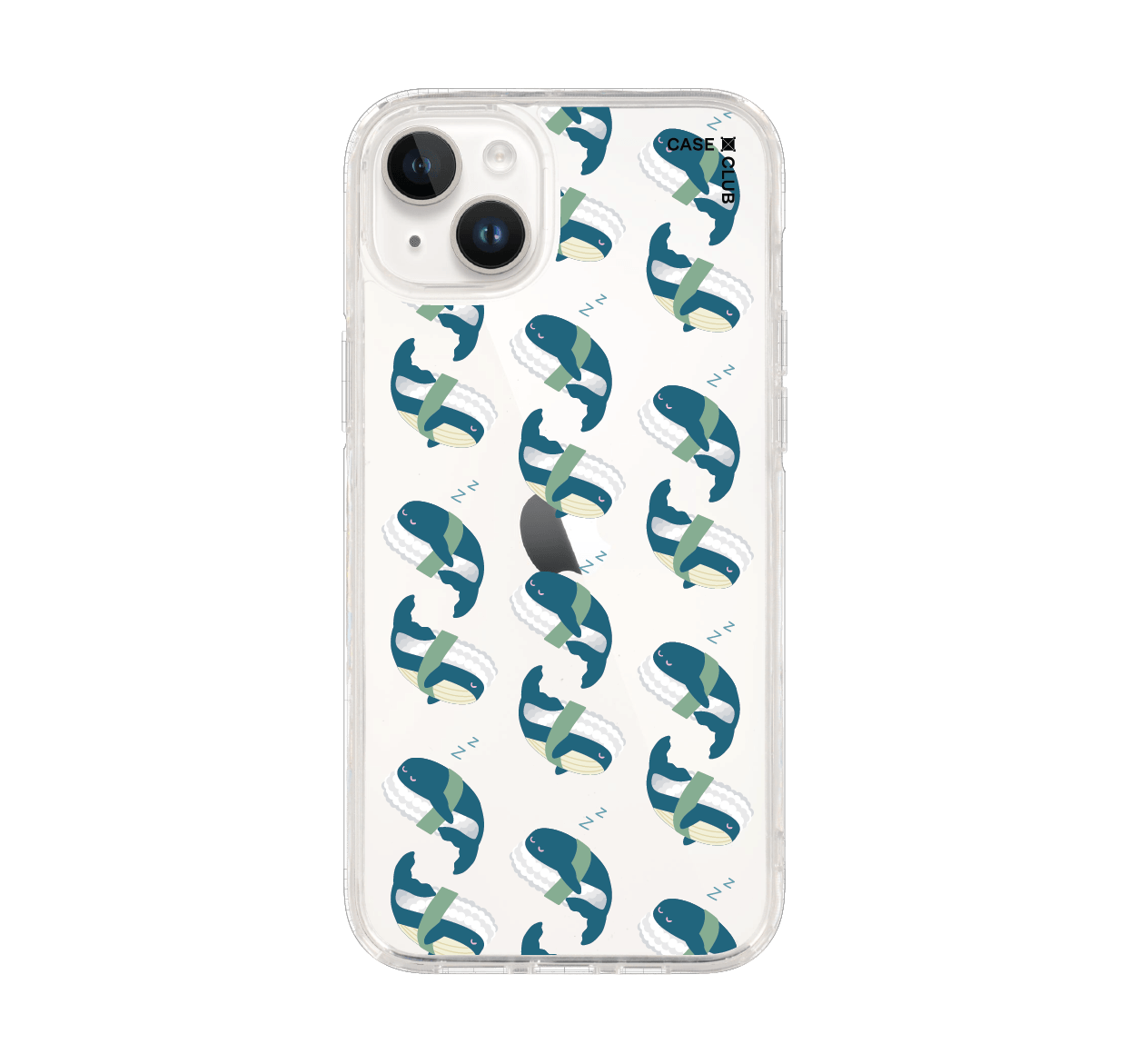 เคสใส iPhone 14 Plus ซูชิวาฬบิ๊ก