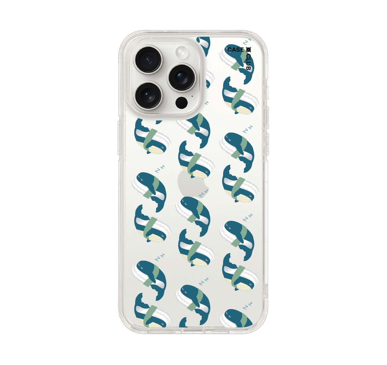 เคสใส iphone 15 pro max ซูชิวาฬบิ๊ก
