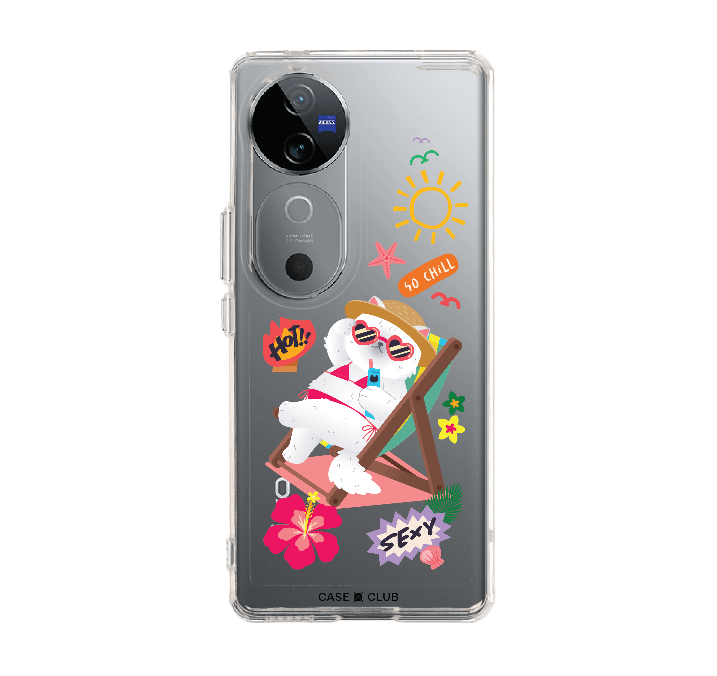 เคสใส vivo v40 5g แมวบิกินี่