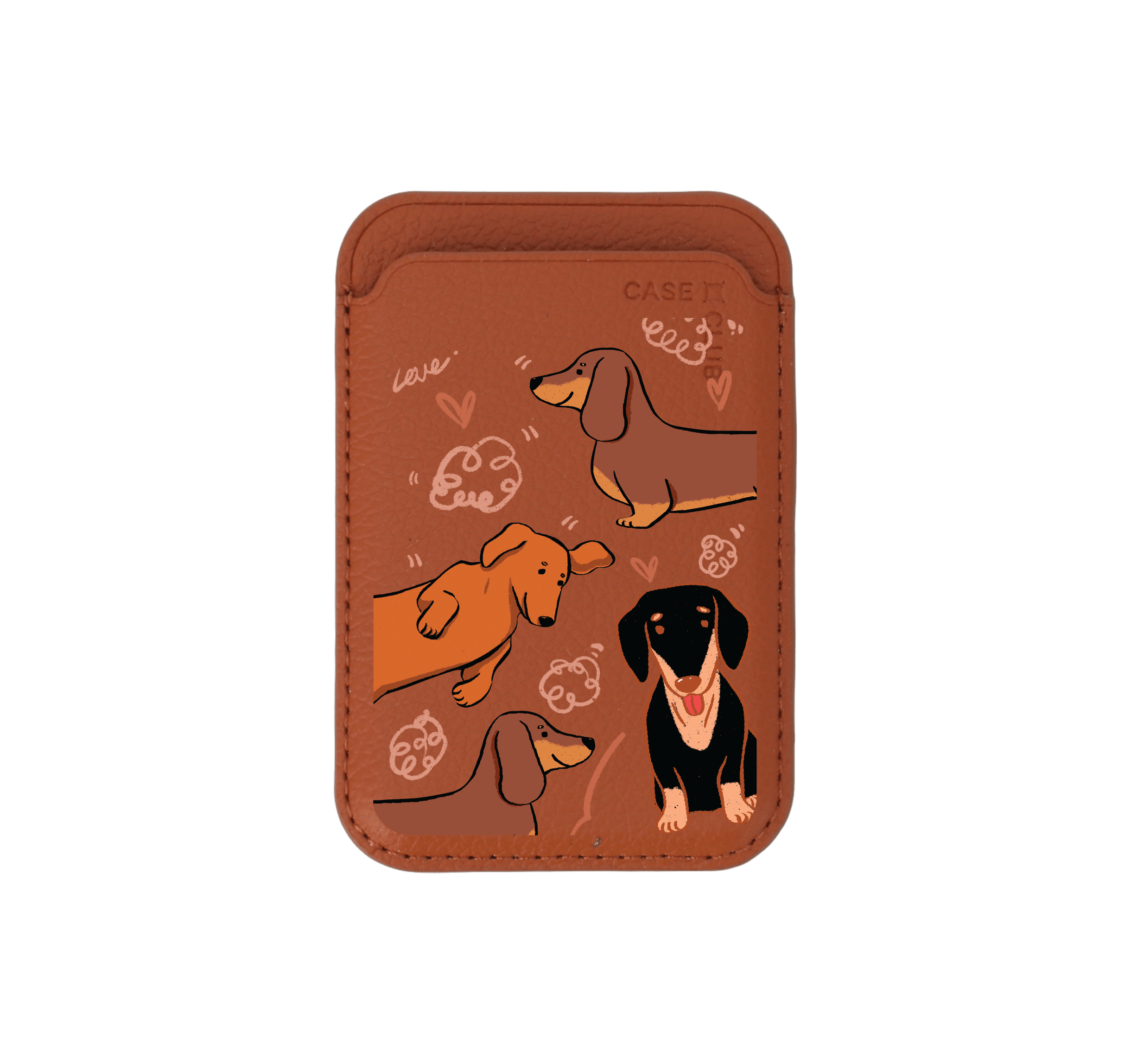 brown dachshund pattern