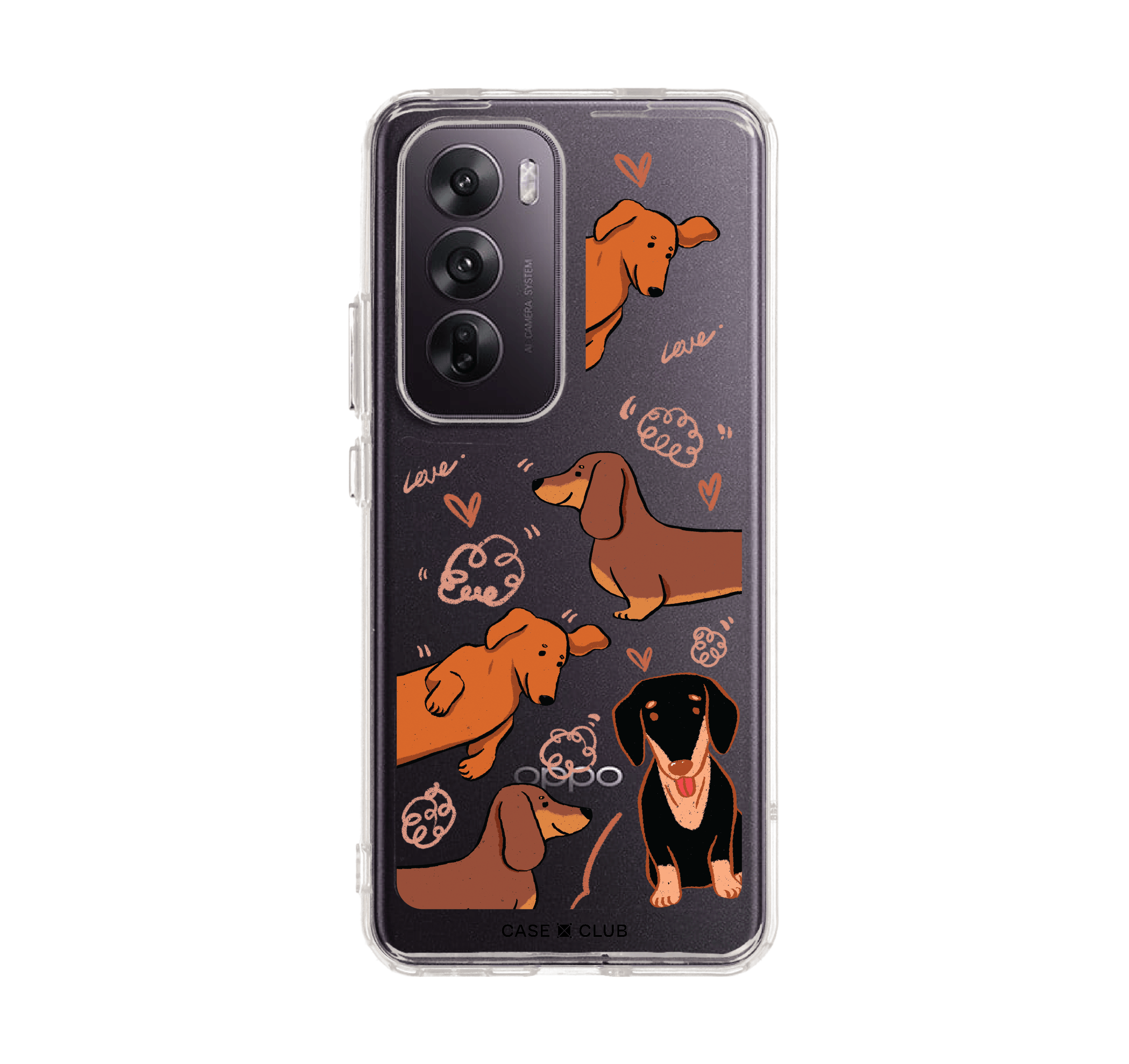 brown dachshund pattern