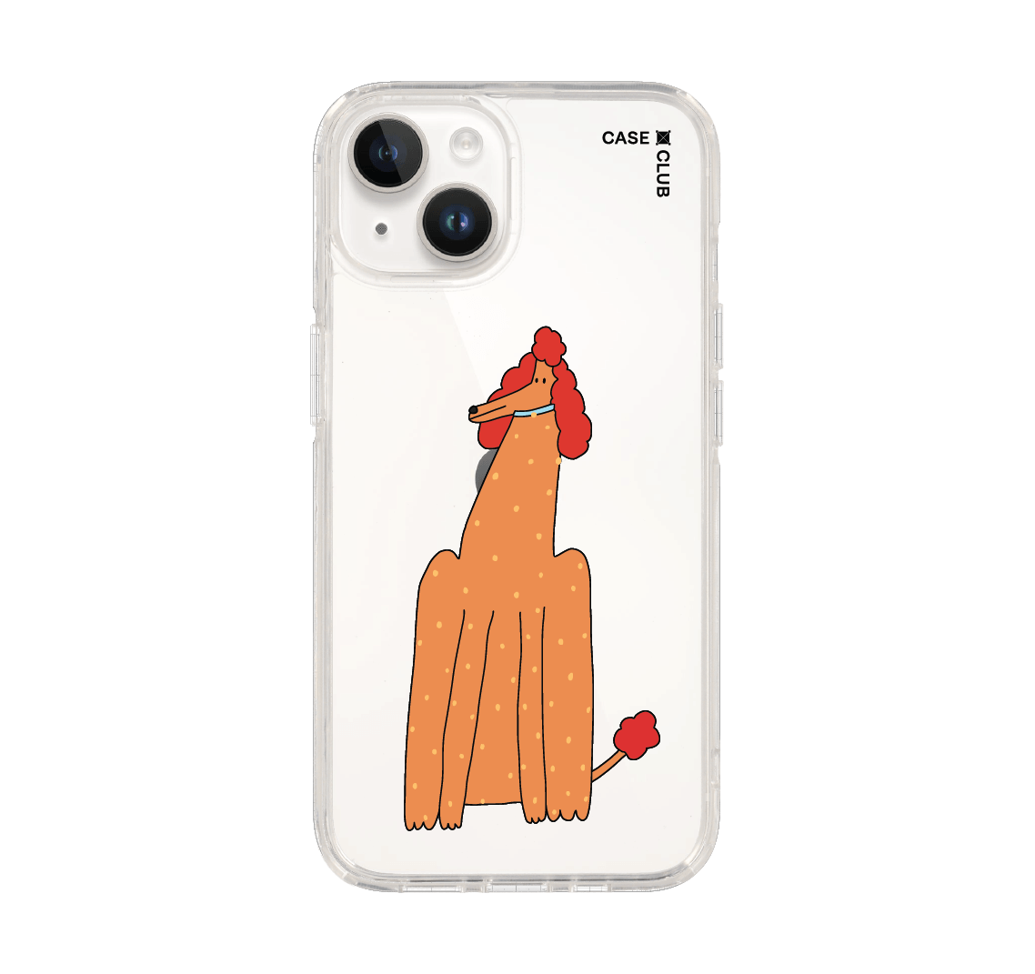 เคสใส iPhone 14 พุดเดิ้งน้ำตาล