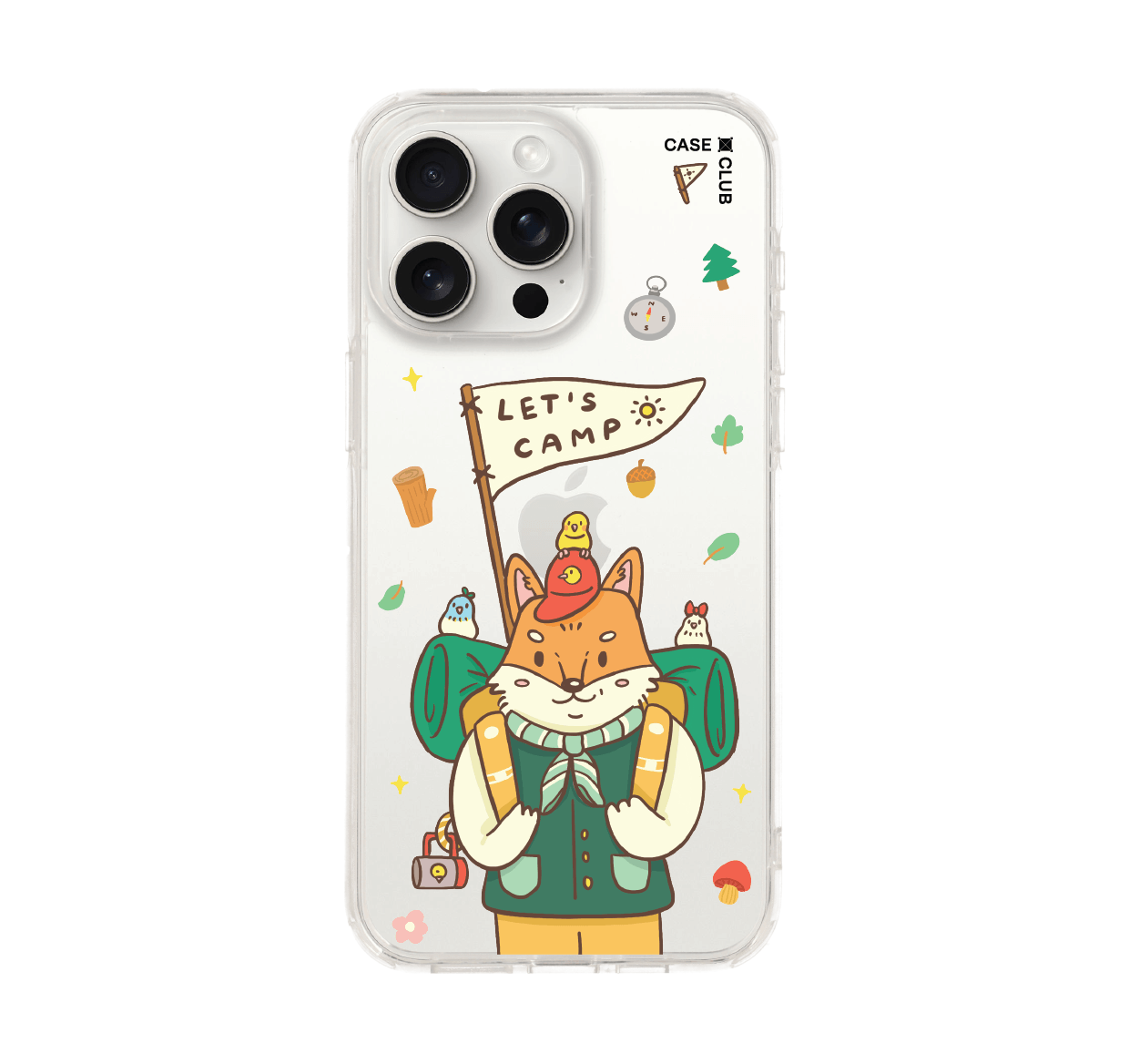เคสใส iphone 15 pro max ฟ็อกซ์แคมป์ปิ้ง