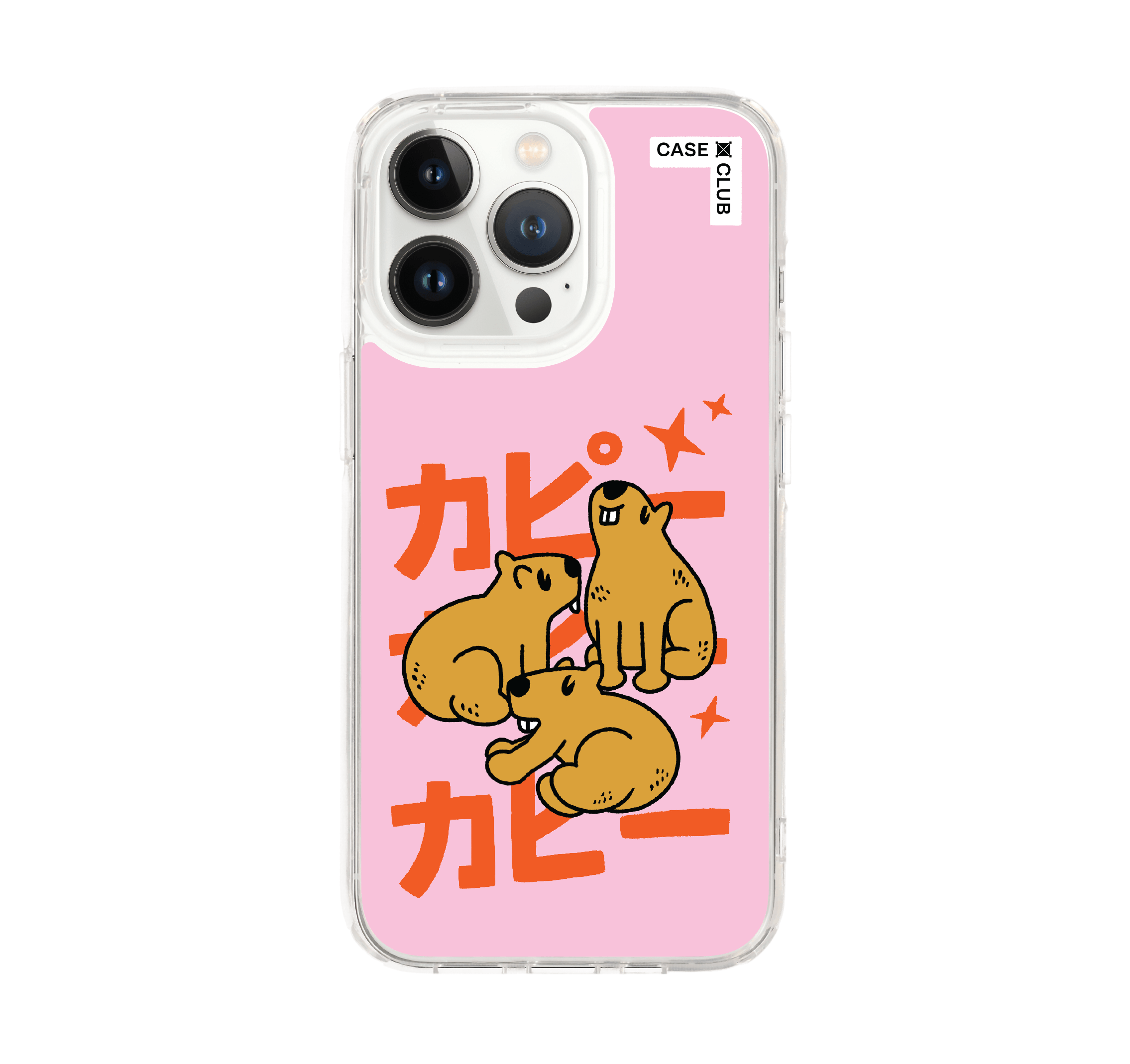 เคสใส iphone 13 pro แก๊งคาปิบาร่า