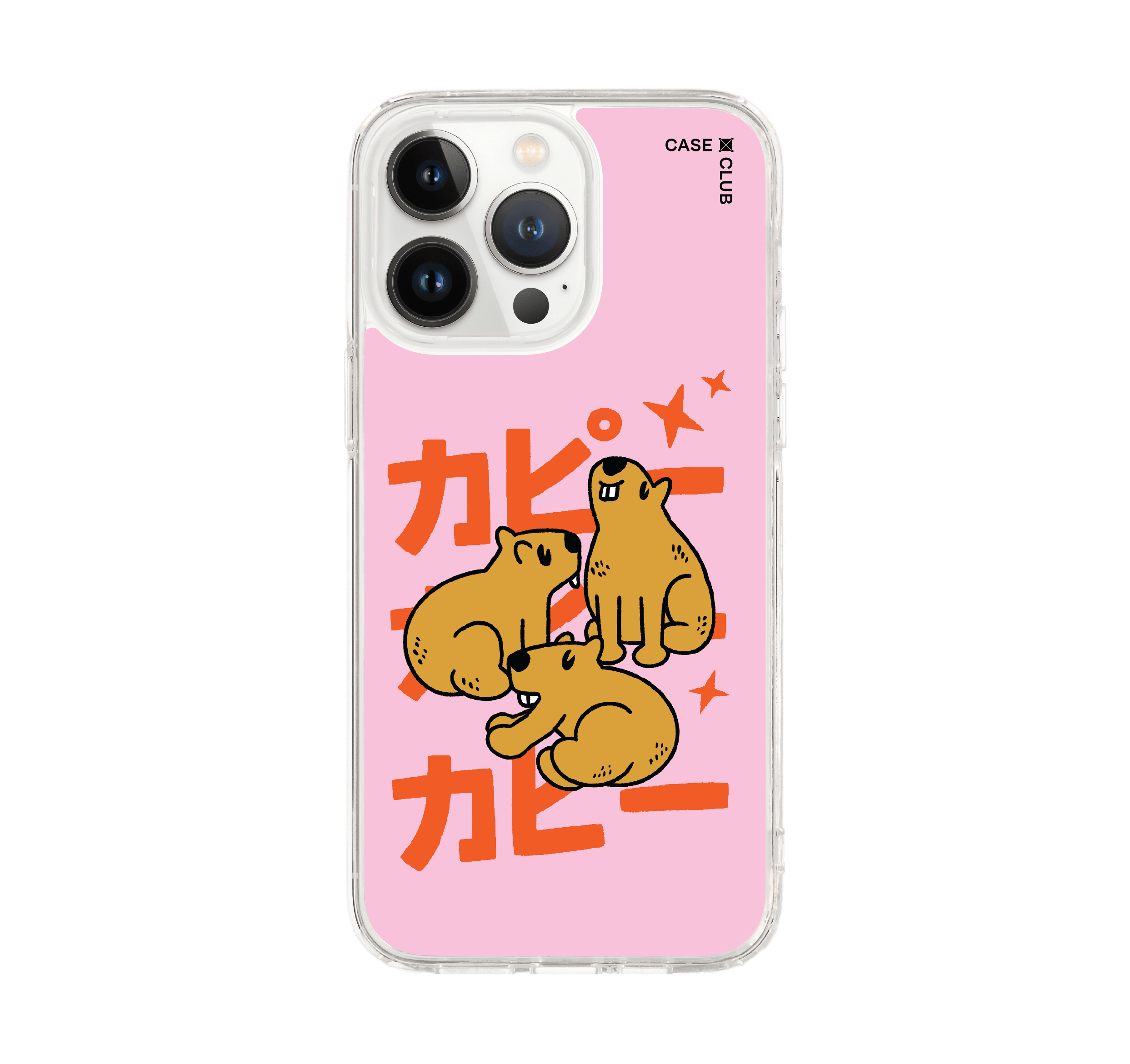 เคสใส iPhone 14 Pro Max แก๊งคาปิบาร่า