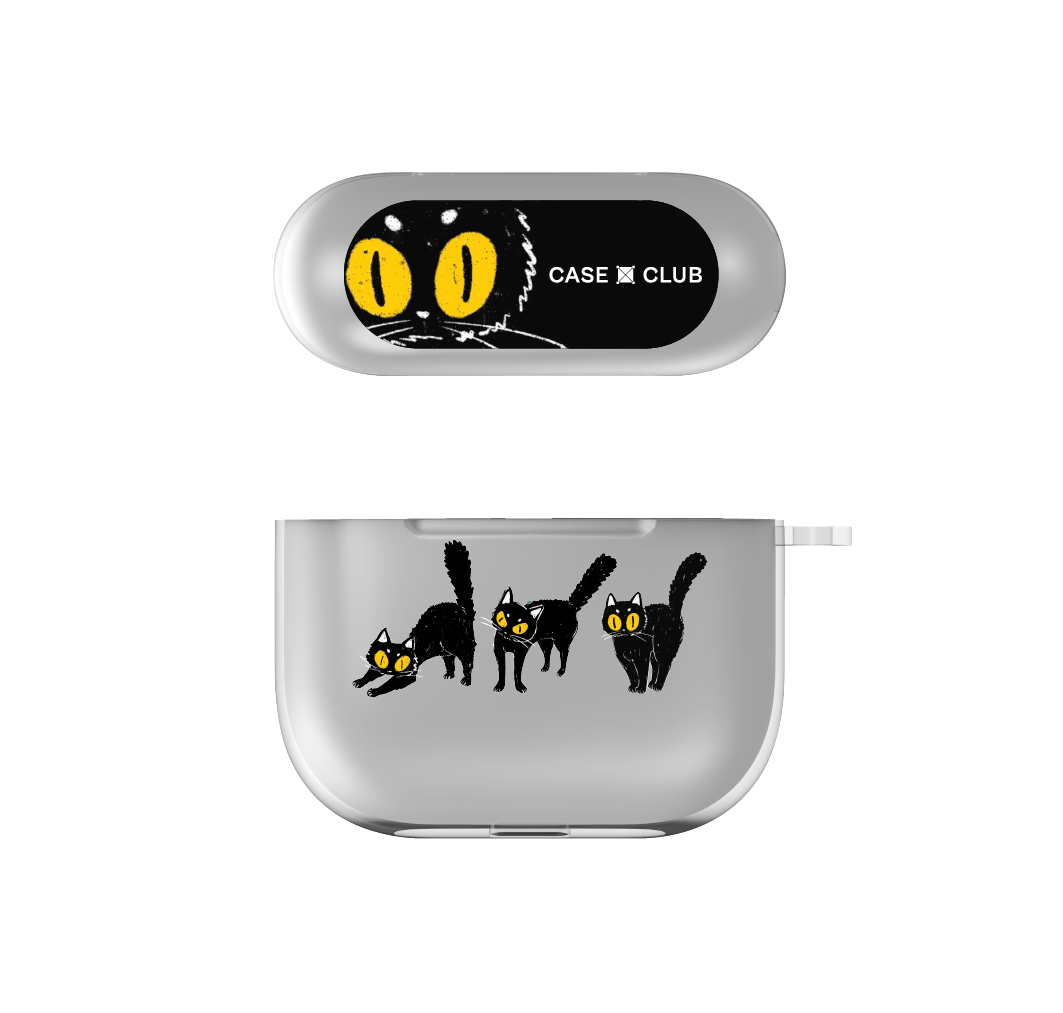 airpods 4 clear case cat multiples