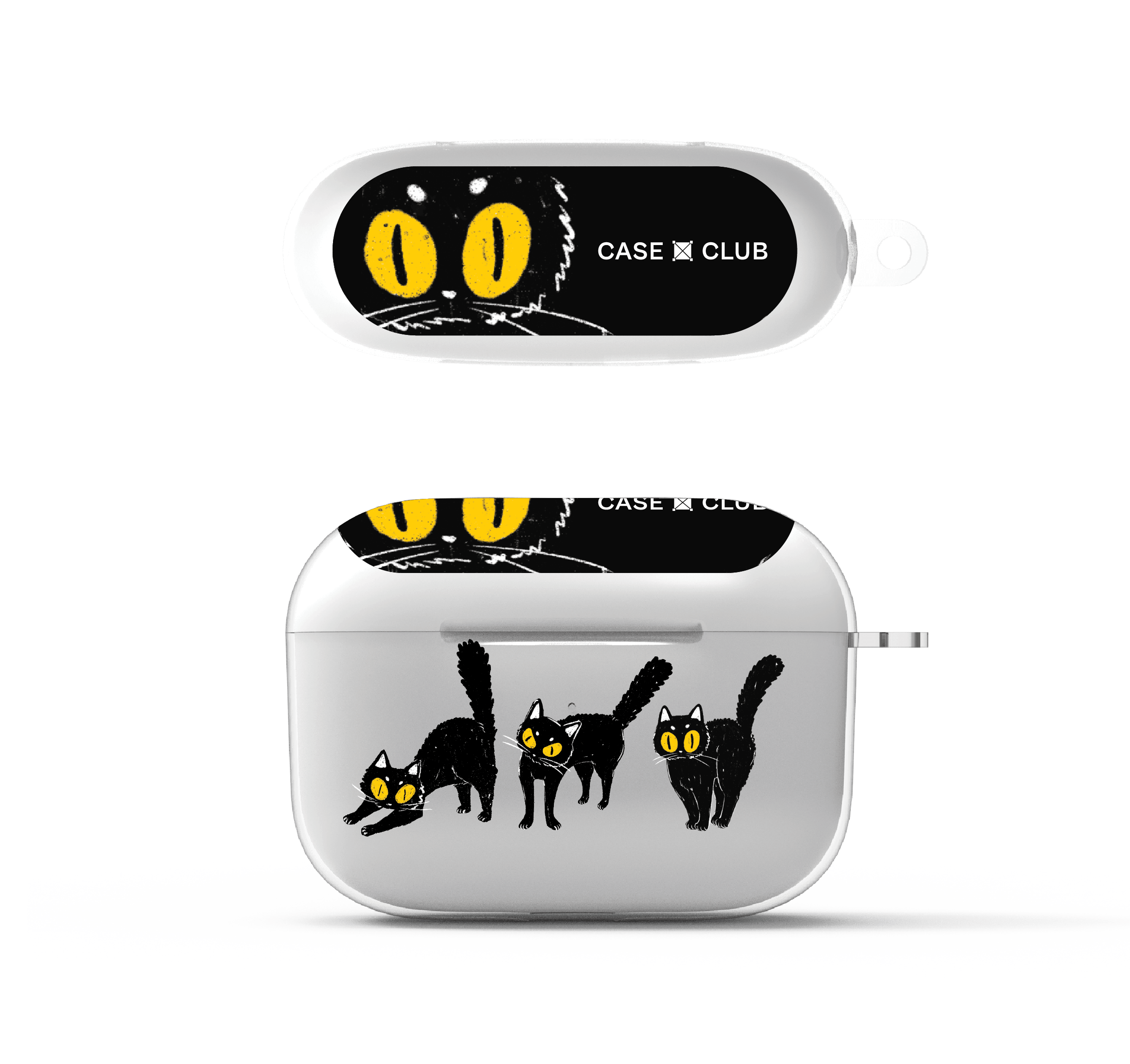 เคสใส AirPods Pro 2 แมวคูณสอง