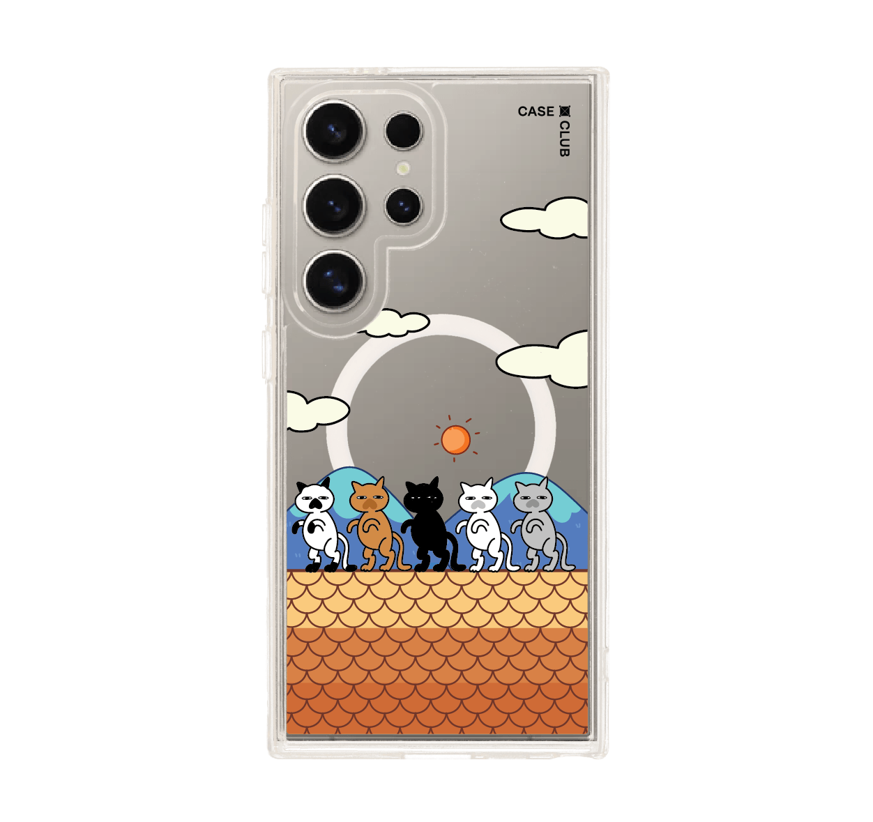 เคสใส samsung s24 ultra magsafe แมวหลังคา