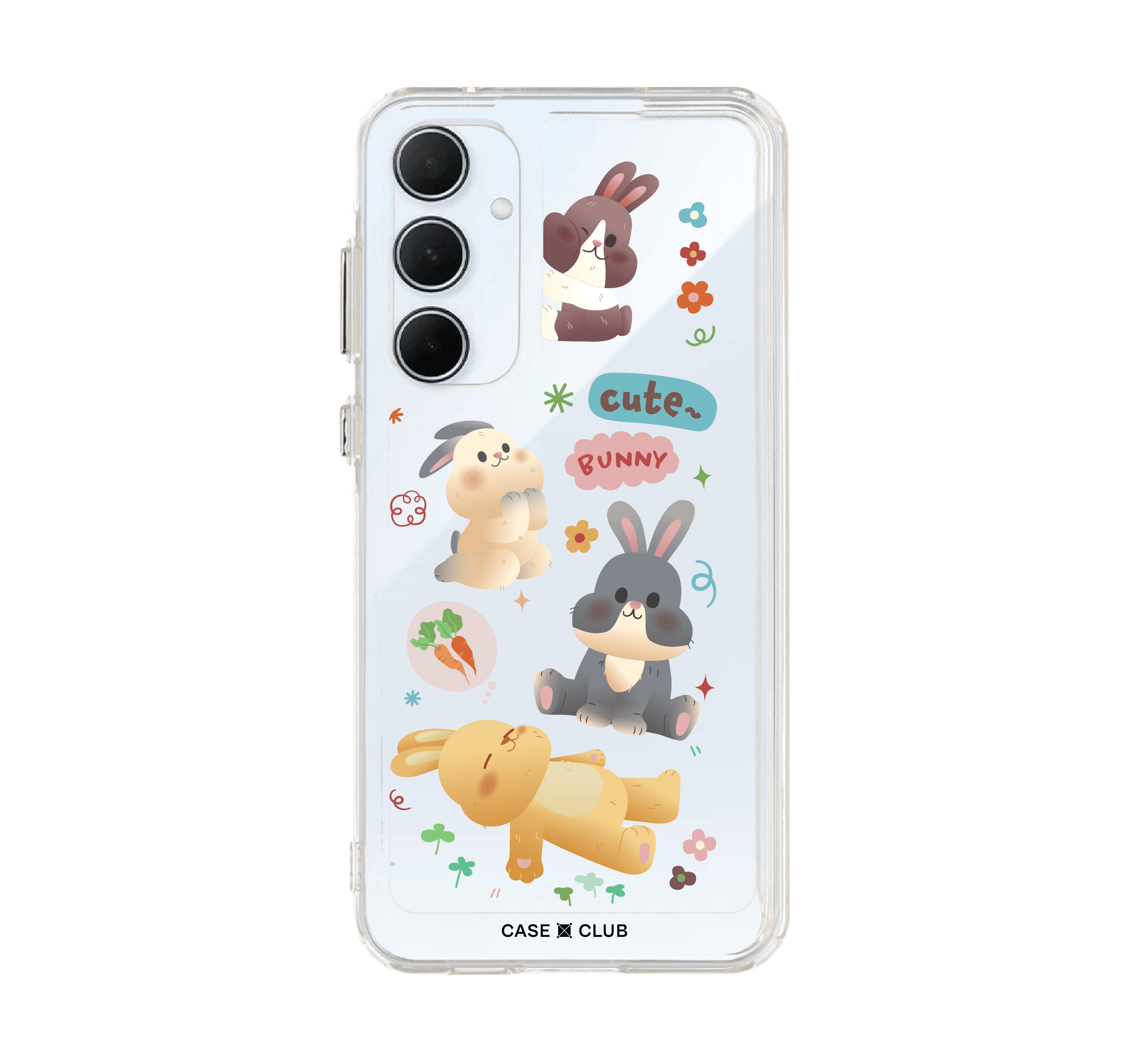 เคสใส samsung a55 กระต่ายคิวท์