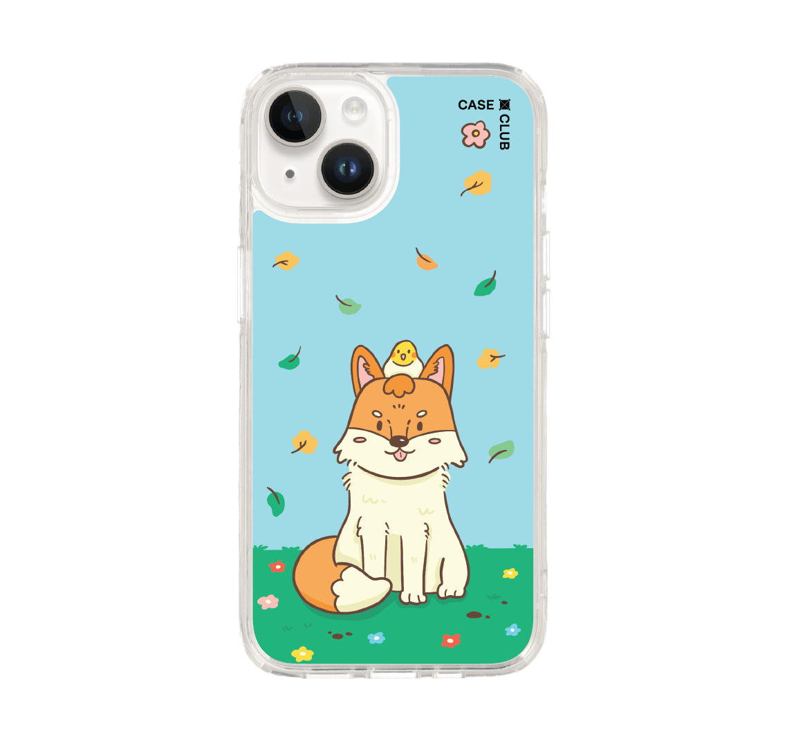 เคสใส iPhone 14 จิ้งจอกฤดูใบไม้ร่วง